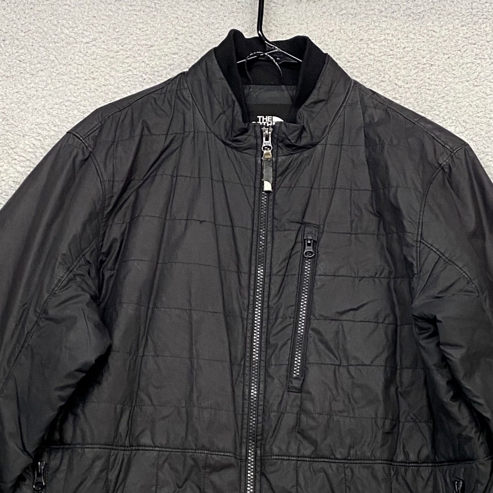 The North Face North Face Bomber Jacket Men's Medium Zip Up Quilted Black Everyday Outdoor Size US M / EU 48-50 / 2 - 2 Thumbnail