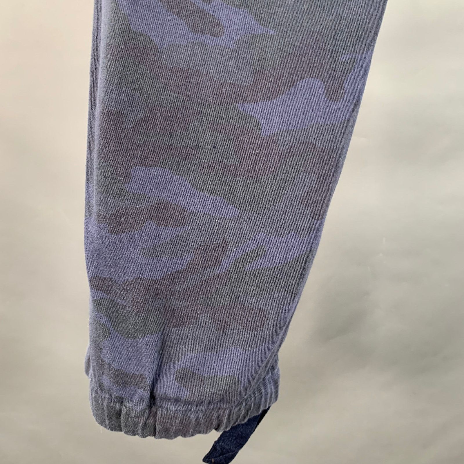 Paul Smith PS by PAUL SMITH Blue Grey Camouflage Cargo Zip Fly Pants Size US 30 / EU 46 - 5 Thumbnail