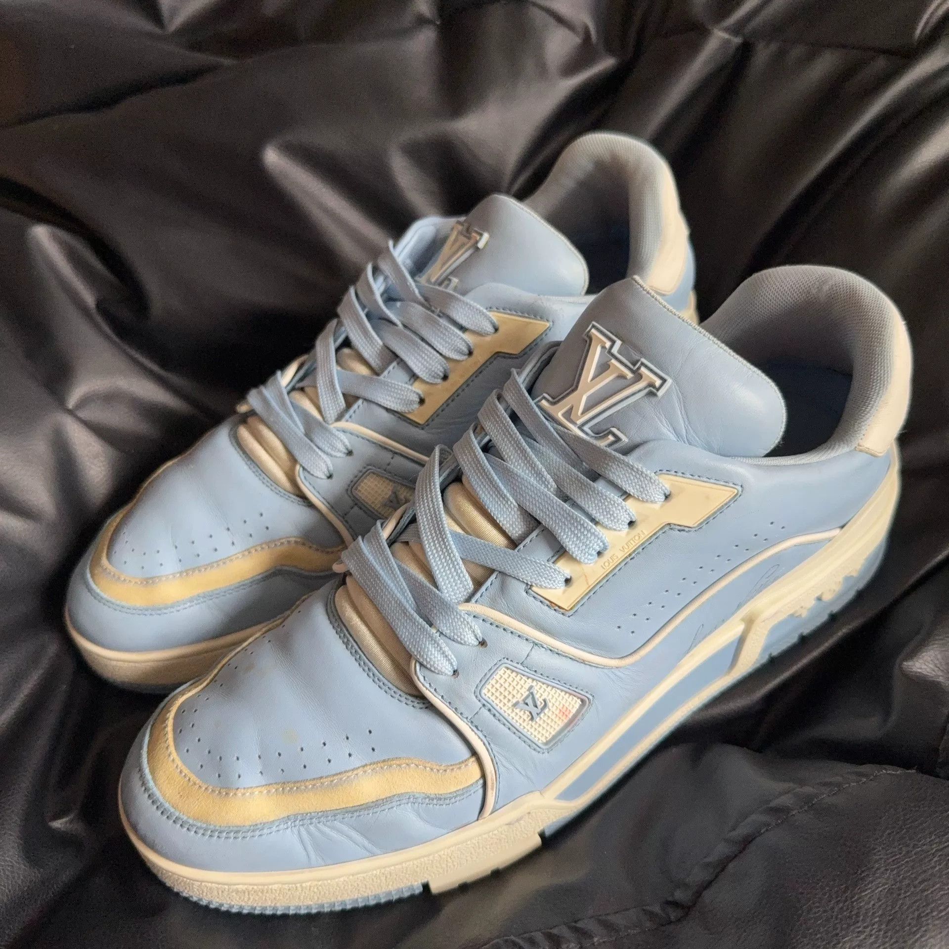 Louis Vuitton Louis Vuitton Training Blue Lowtop Sneakers 42 Men Size US 9 / EU 42 - 1 Thumbnail