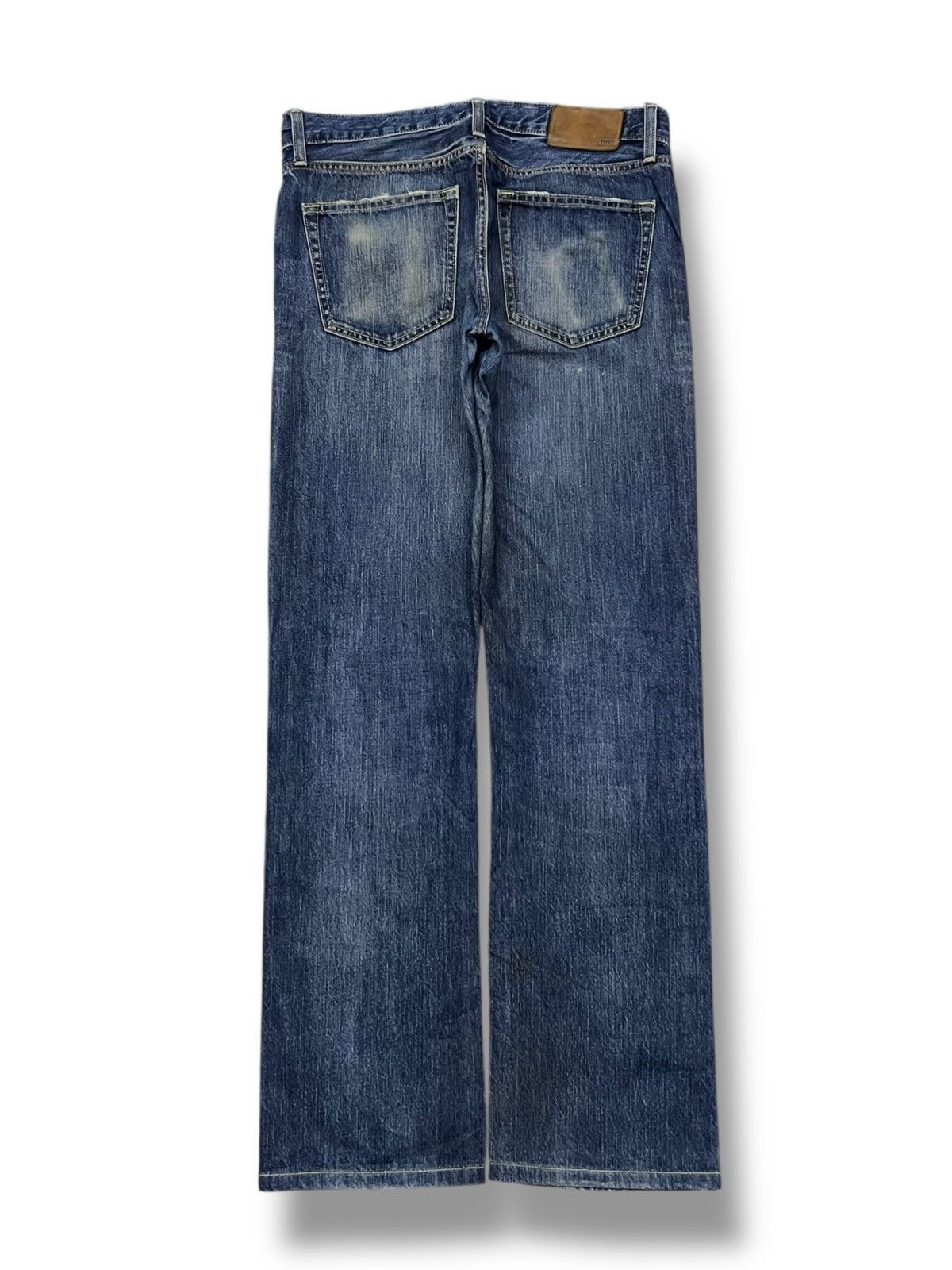 Uniqlo Vintage Uniqlo UJ S002 Japan - Faded Wash, Distressed Denim Size US 34 / EU 50 - 3 Thumbnail