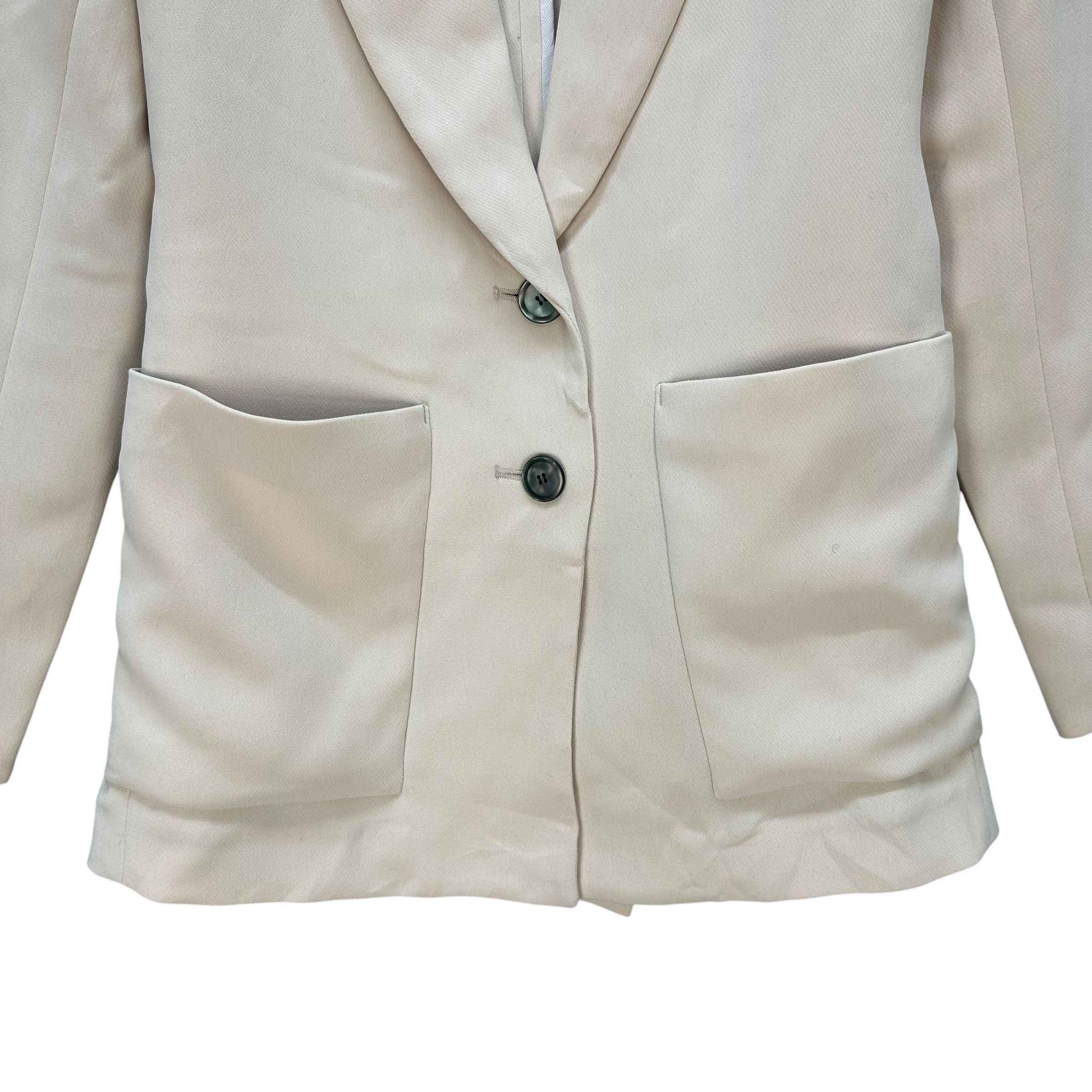 Japanese Brand SNIDEL Belted Suit Jacket Blazer #A68-1634 Size ONE SIZE - 4 Thumbnail