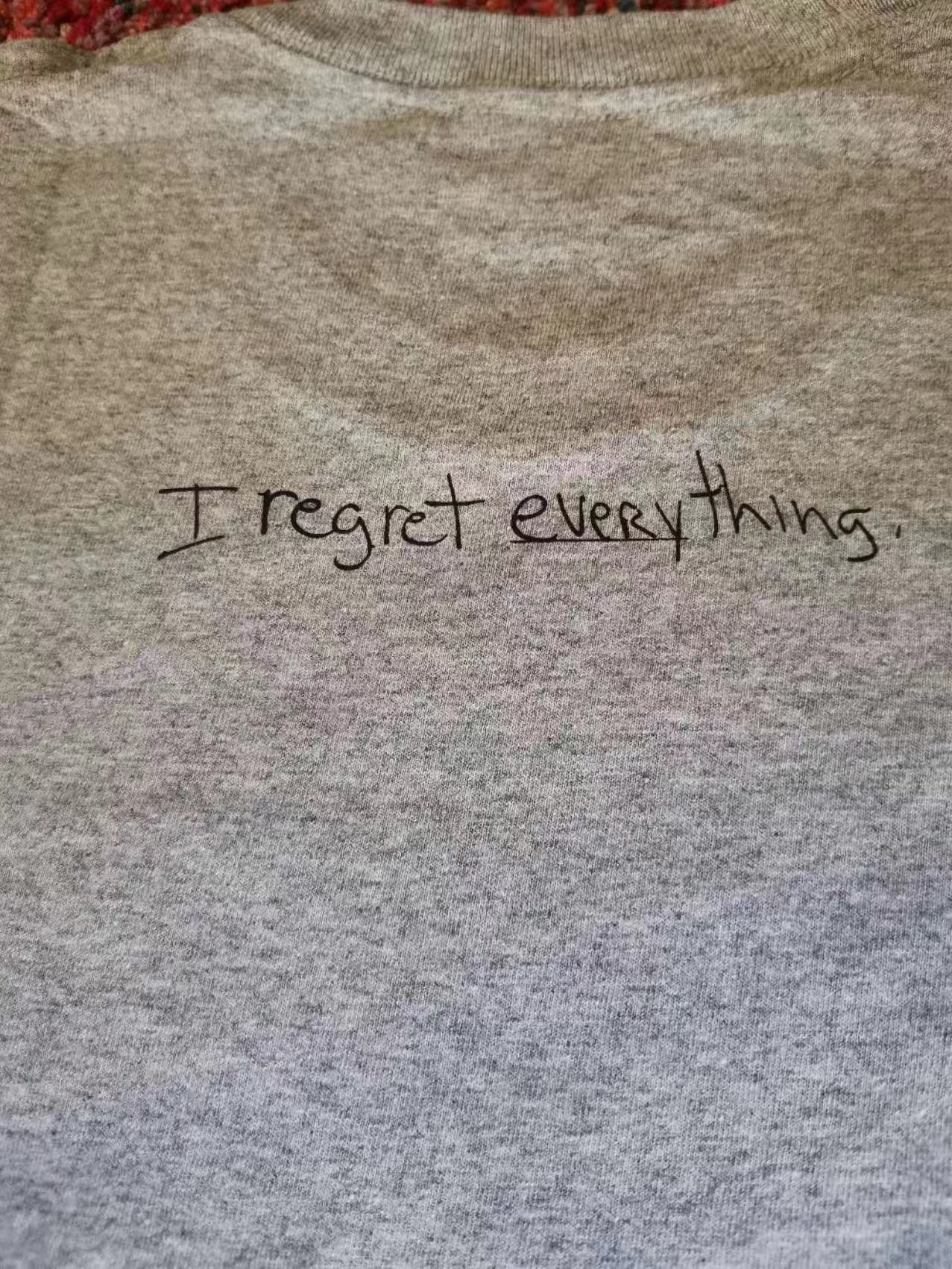Supreme NEVER WORN* Supreme SS17 'REGRETTER' Tee Mike Hill Size US L / EU 52-54 / 3 - 1 Thumbnail