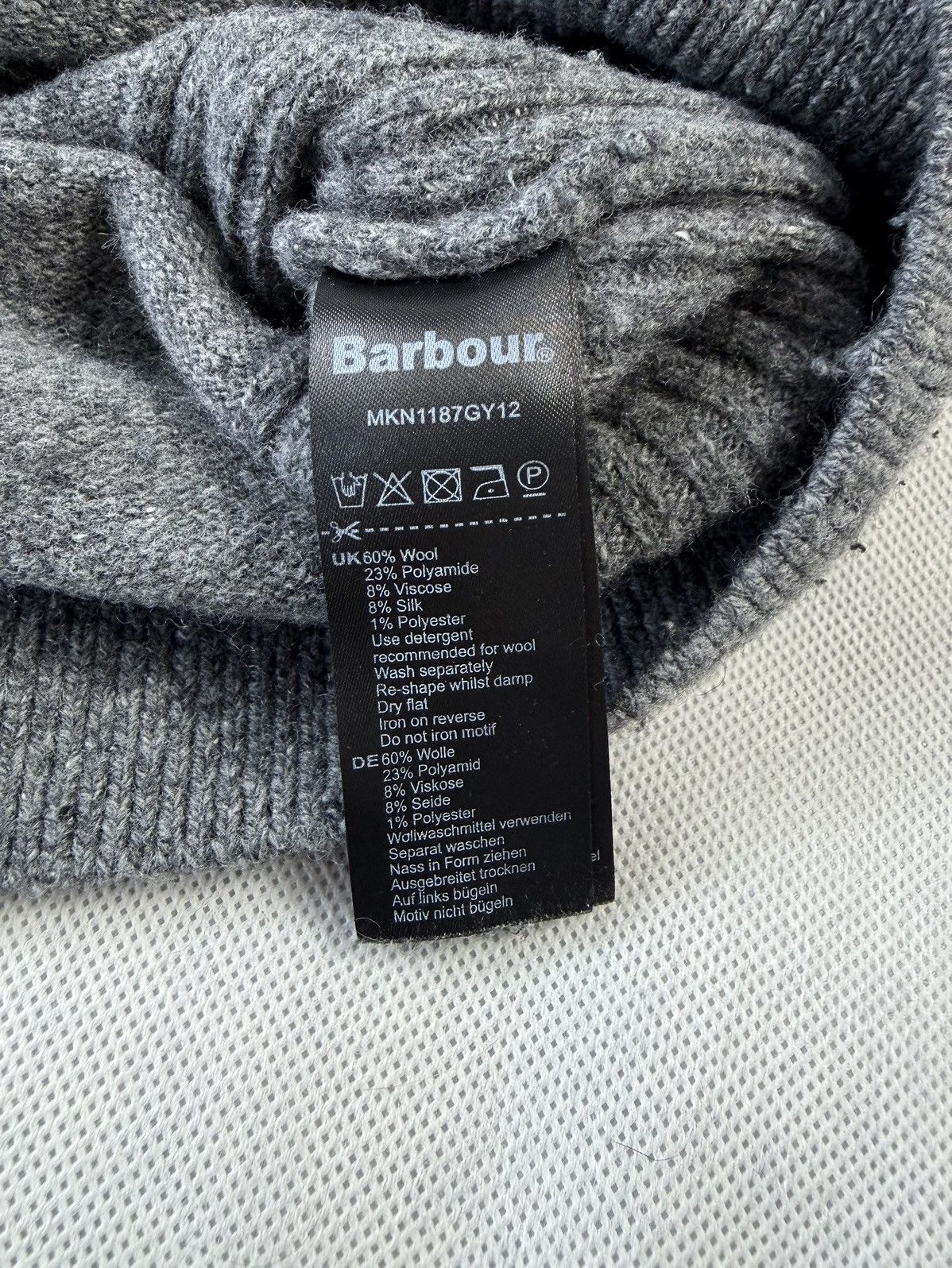 Barbour Barbour Established Half Zip Wool/Silk Sweater Size US L / EU 52-54 / 3 - 5 Thumbnail