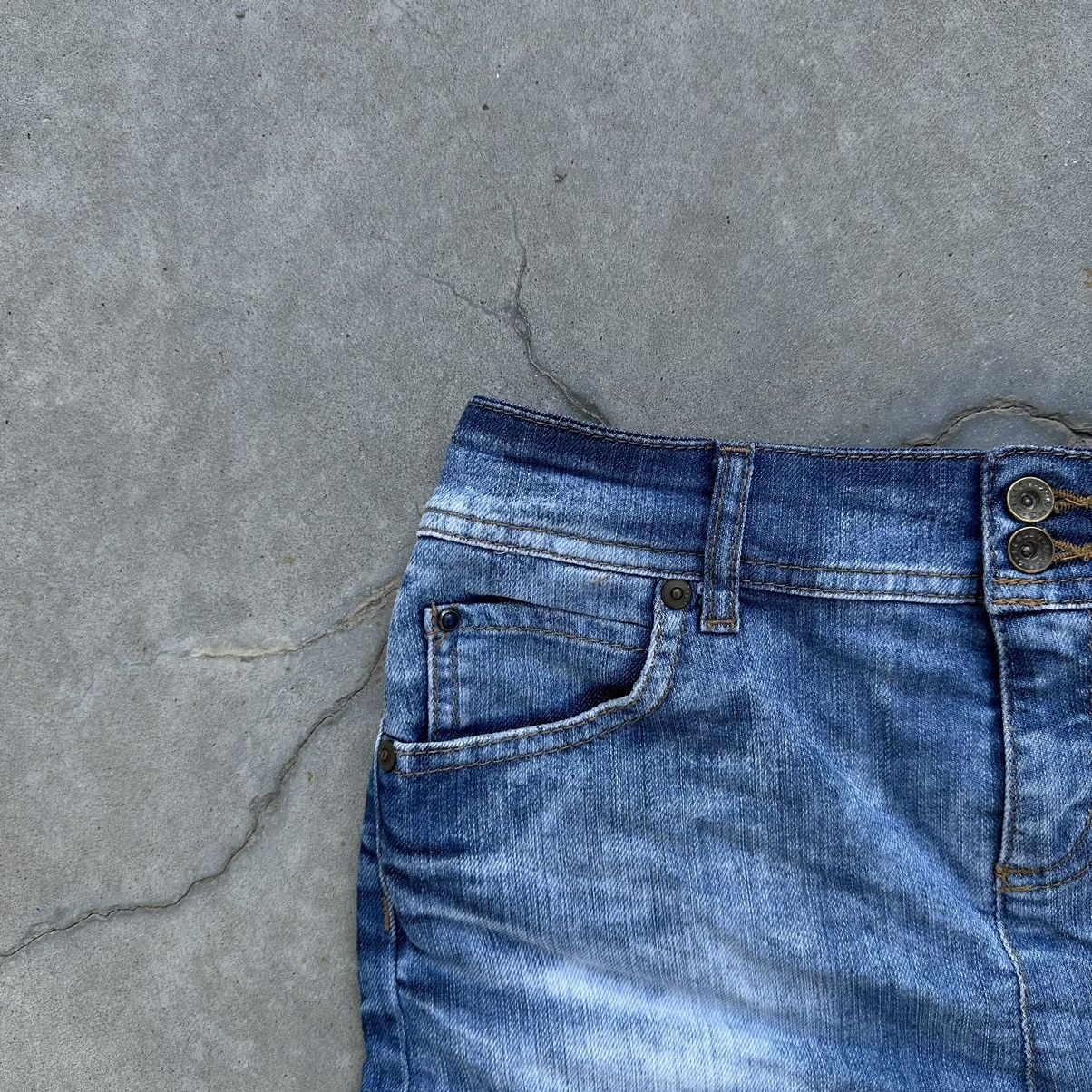 Japanese Brand × Vintage Vintage Japanese Style Denim Jeans Mini Skirt Y2K 00s USA Size 27" / US 4 / IT 40 - 6 Thumbnail