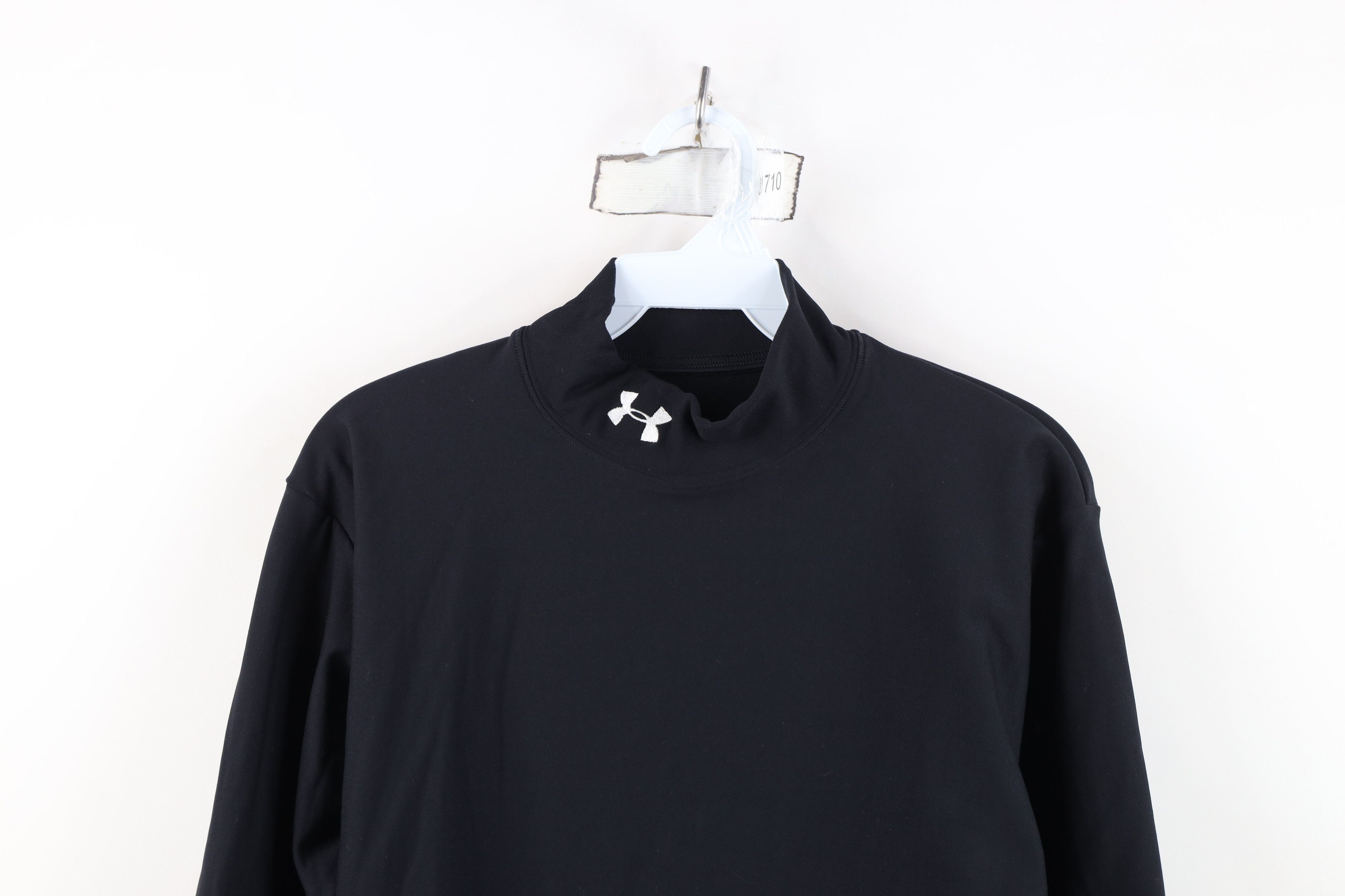 Under Armour Under Armour Compression Mock Neck Training T-Shirt Black Size US M / EU 48-50 / 2 - 2 Thumbnail