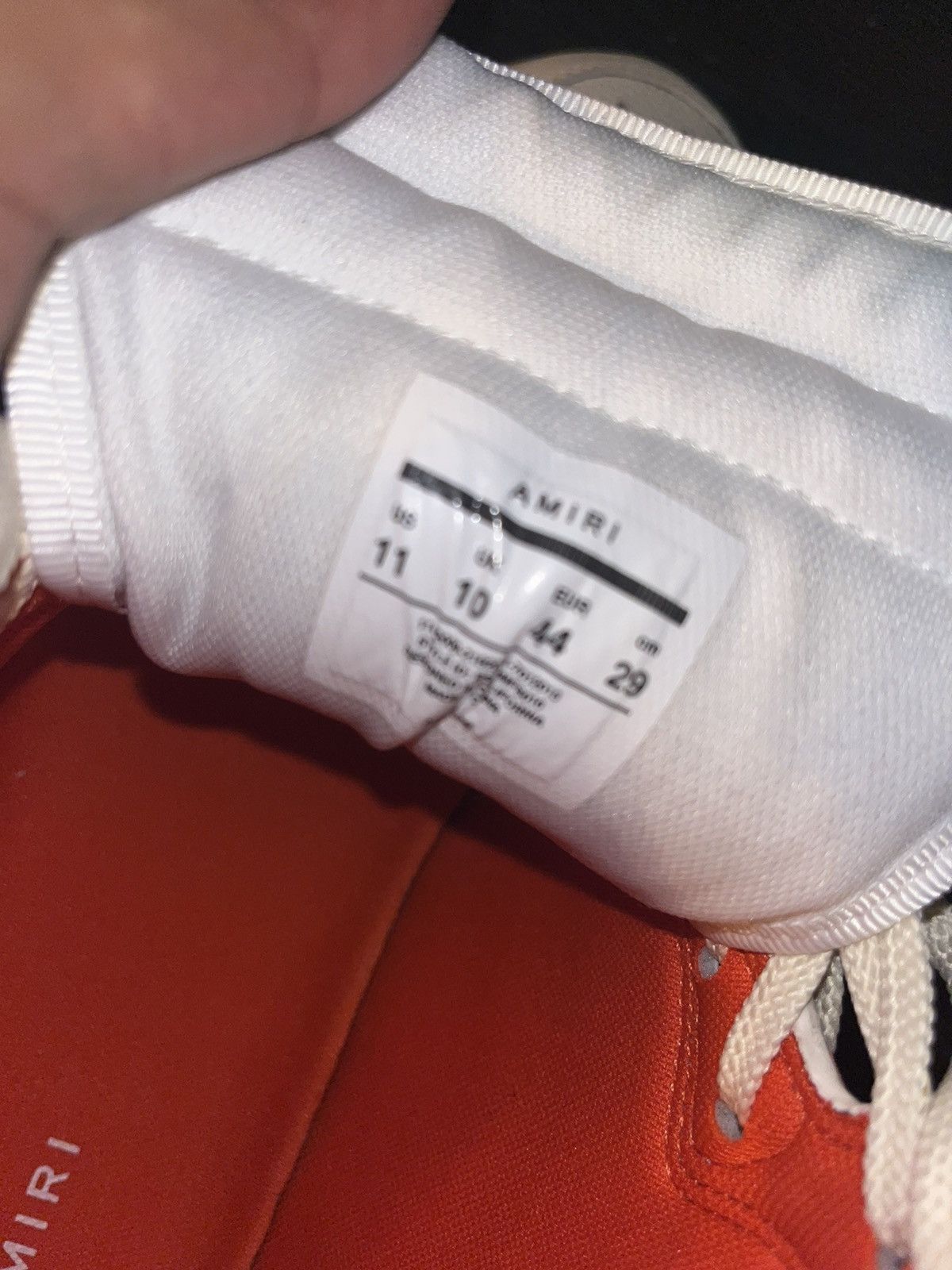 Amiri Skel-Top Hi Bandana High-Top Sneakers Size US 11 / EU 44 - 6 Thumbnail