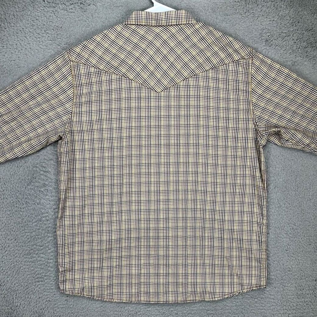 Vintage Gibson Pearl Snap Western Shirt XS? Wait, keep: Gibson Pearl Snap Western Shirt Adult XL Multi Plaid Flap Pockets Button Up Mens Size US XL / EU 56 / 4 - 3 Thumbnail