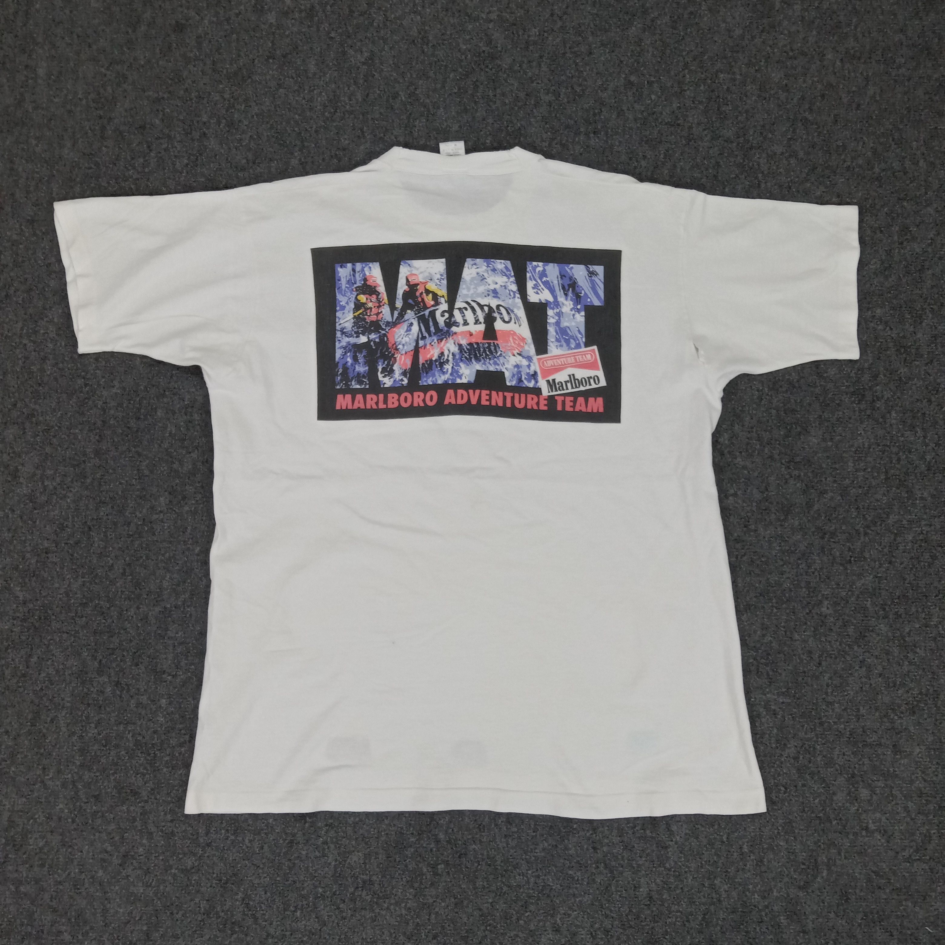 Marlboro Adventure Team × Vintage Vintage 90's Marlboro Adventures Team Sport Promo Tshirt Size US XL / EU 56 / 4 - 1 Thumbnail