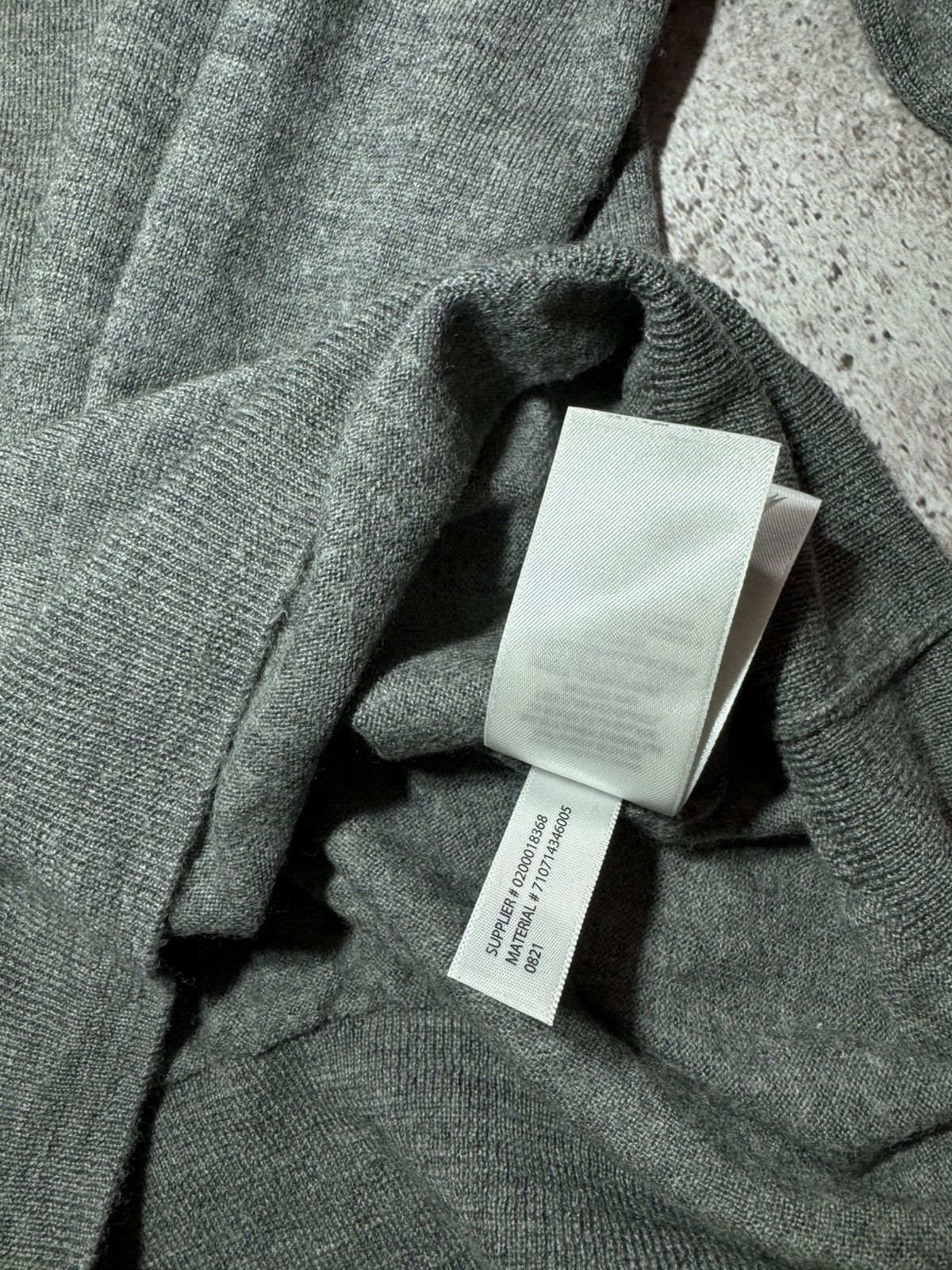 Polo Ralph Lauren Polo Ralph Lauren Merino Wool Slim Fit premium Sweater Grey Size US L / EU 52-54 / 3 - 8 Thumbnail