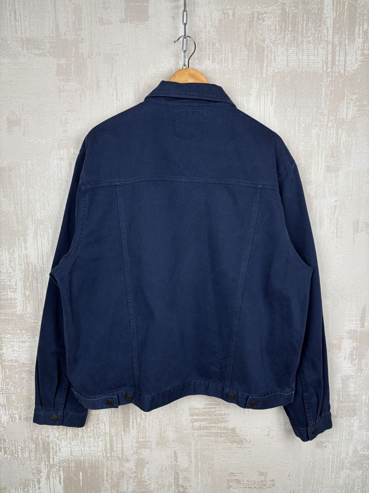Vintage Zantos Trucker Jacket Navy Blue Size US XL / EU 56 / 4 - 11 Thumbnail
