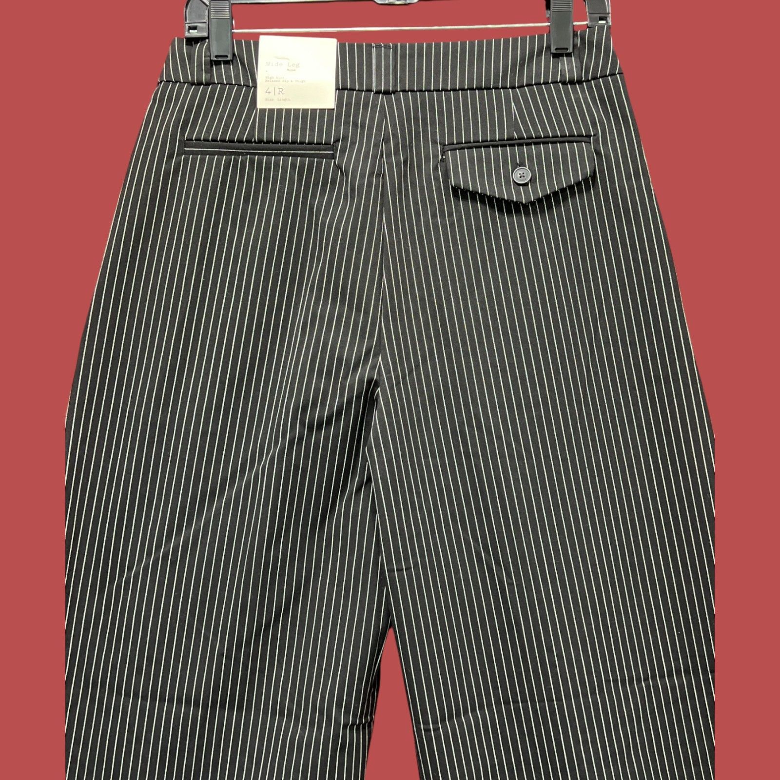Other A New Day - Women's High Rise Relaxed Pants Length & Wide Le Size 27" / US 4 / IT 40 - 14 Thumbnail