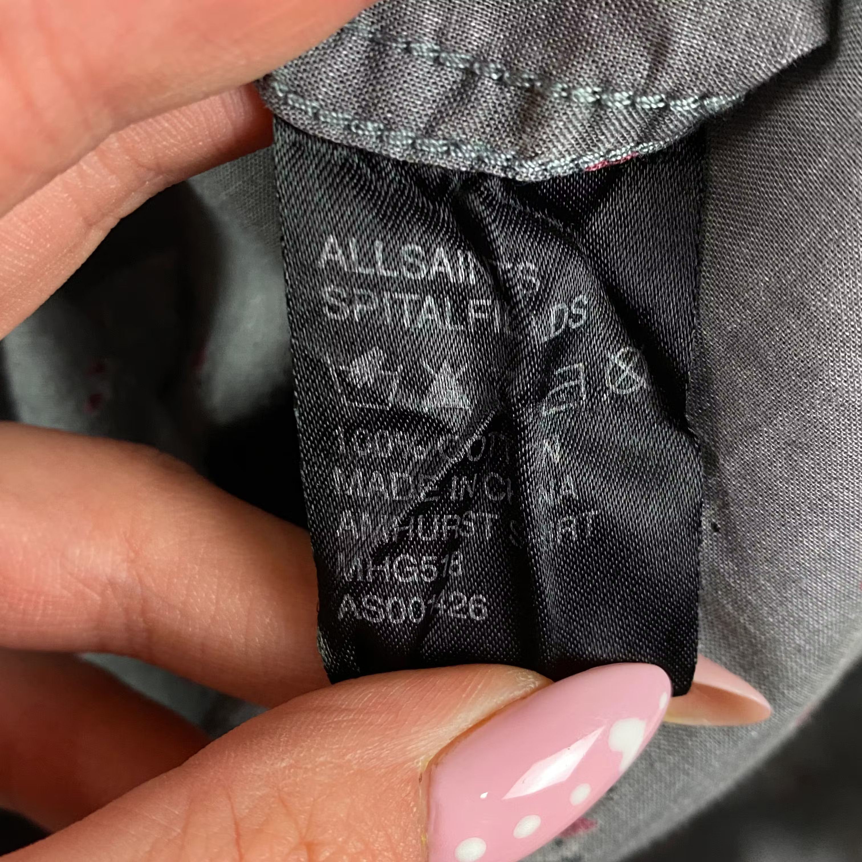Allsaints Mens Shirt Long Sleeve Allsaints Size M Size US M / EU 48-50 / 2 - 5 Thumbnail