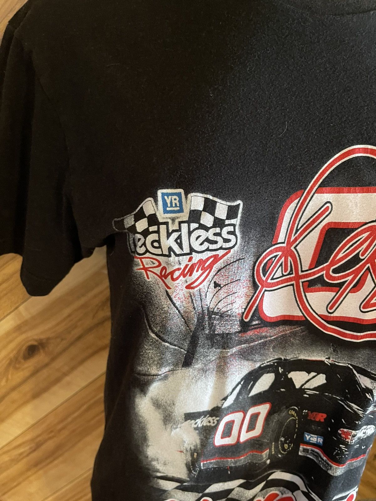 Young And Reckless Young & Reckless Men’s Medium Racing Champion Black T-Shirt Size US M / EU 48-50 / 2 - 3 Thumbnail