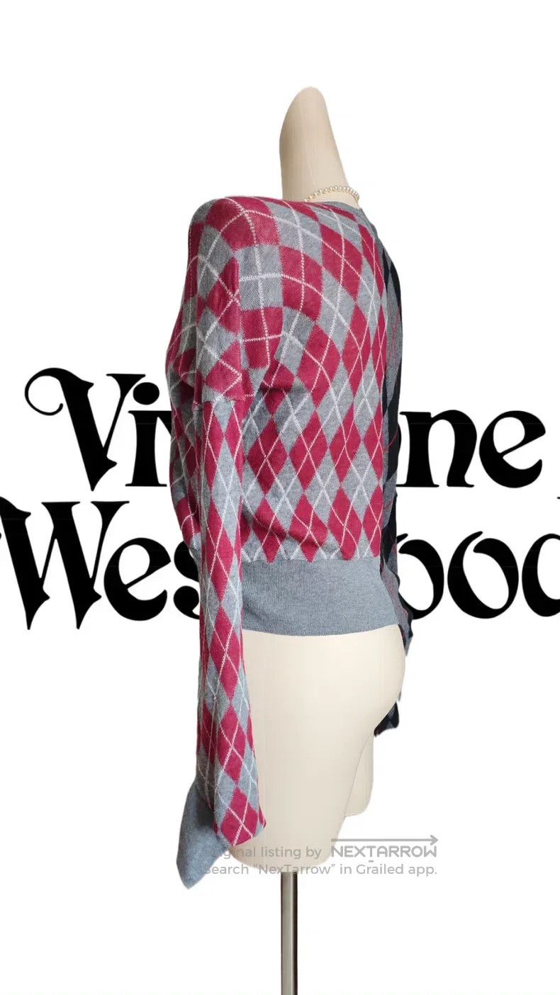 Vivienne Westwood Vivienne Westwood Diamond-shaped deformed sweater cardigan Size M / US 6-8 / IT 42-44 - 5 Thumbnail