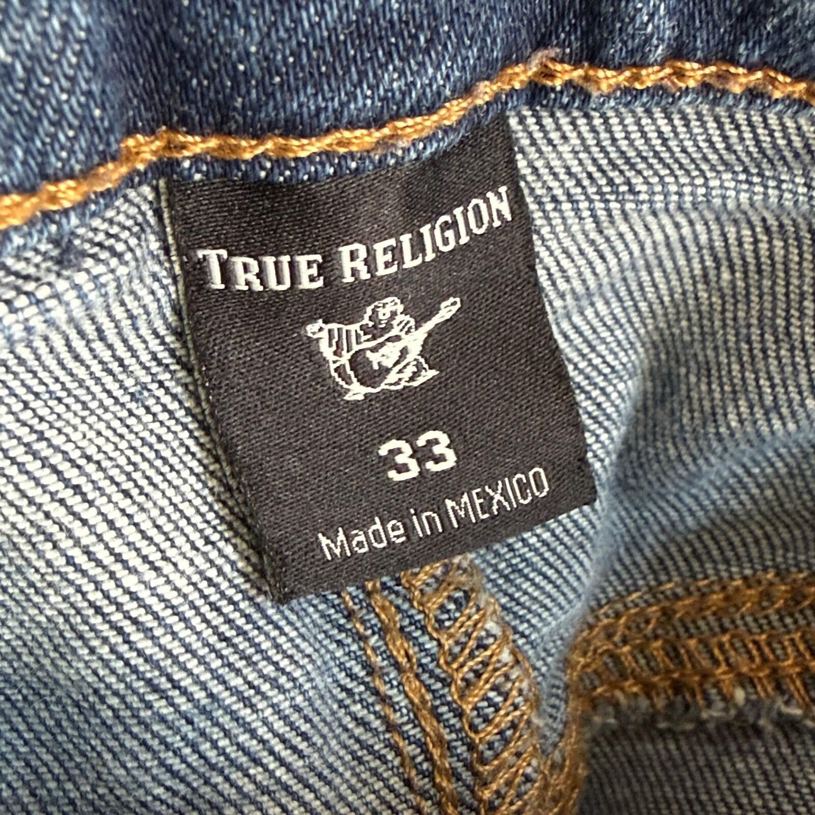 True Religion True Religion Caia Ultra High Rise Skinny Denim Women 33 Size 33" - 3 Thumbnail