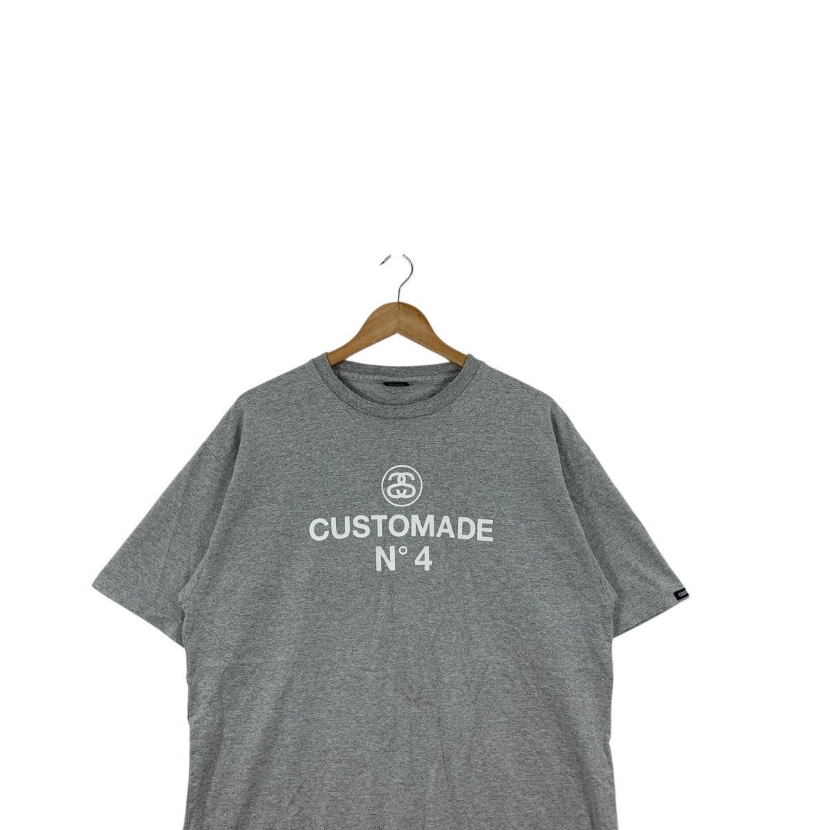 Stussy Vintage STUSSY CUSTOMADE N4 Made In USA Tee Shirt Top Size US XL / EU 56 / 4 - 2 Thumbnail