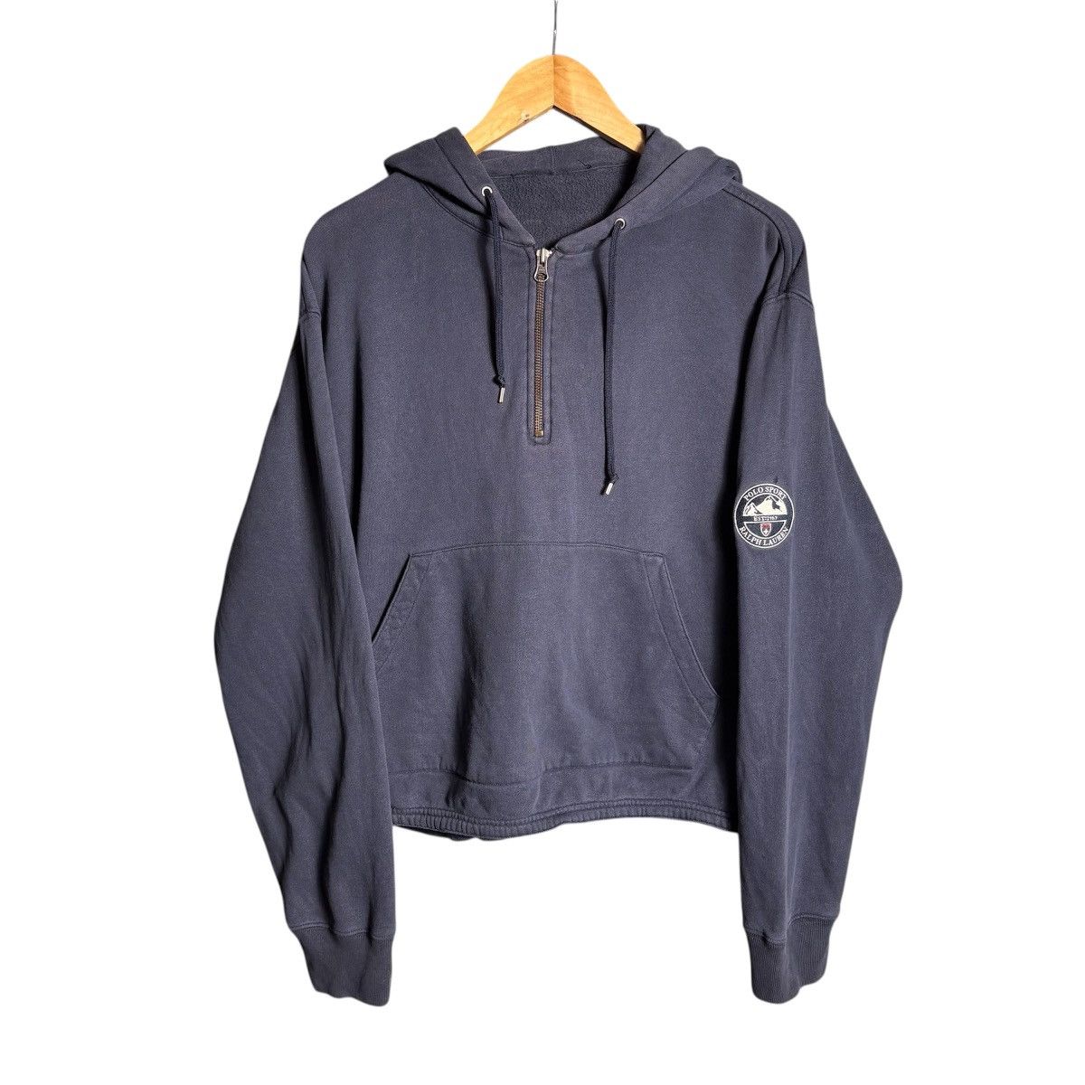 Polo Ralph Lauren Vintage 90s Polo Sport Patch Logo Full Zip Hoodie Size US M / EU 48-50 / 2 - 1 Thumbnail