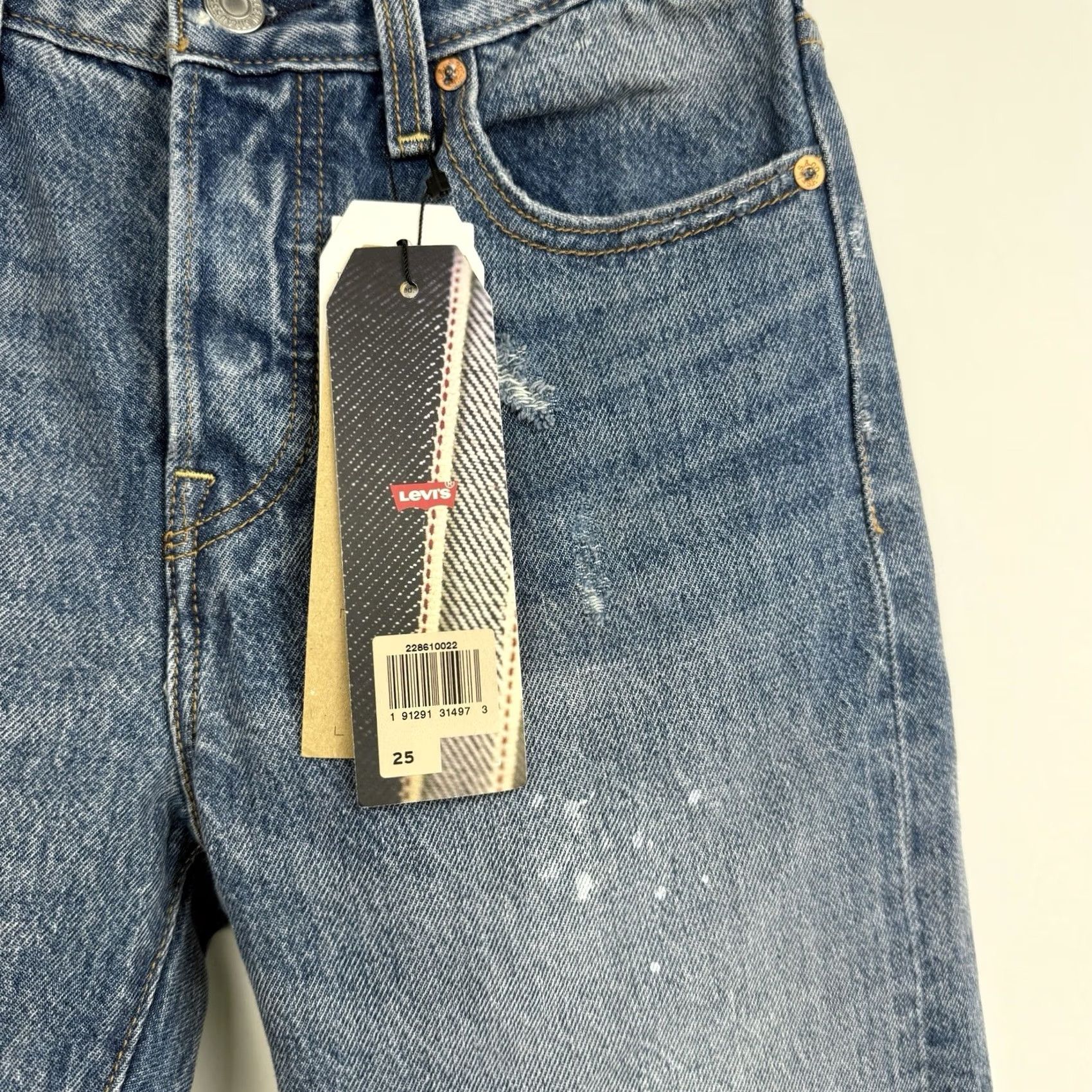 Levi's VINTAGE Levi's 501 Jeans Womens Size 25 Distressed Wedgie Fit New With Tags Size 42" / US 20 - 3 Thumbnail