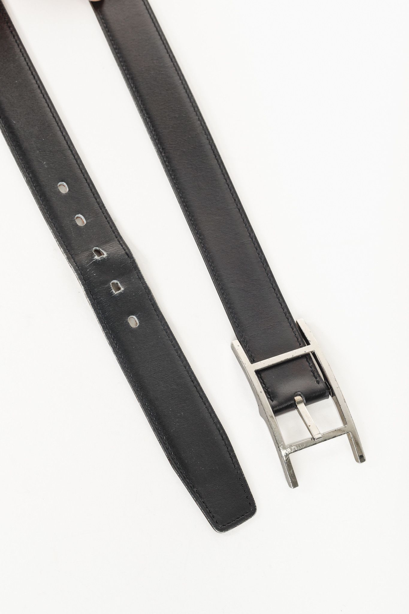 Hermes Hermes Quentin Black Brown Noir Gold Reversible Belt Size ONE SIZE - 3 Thumbnail