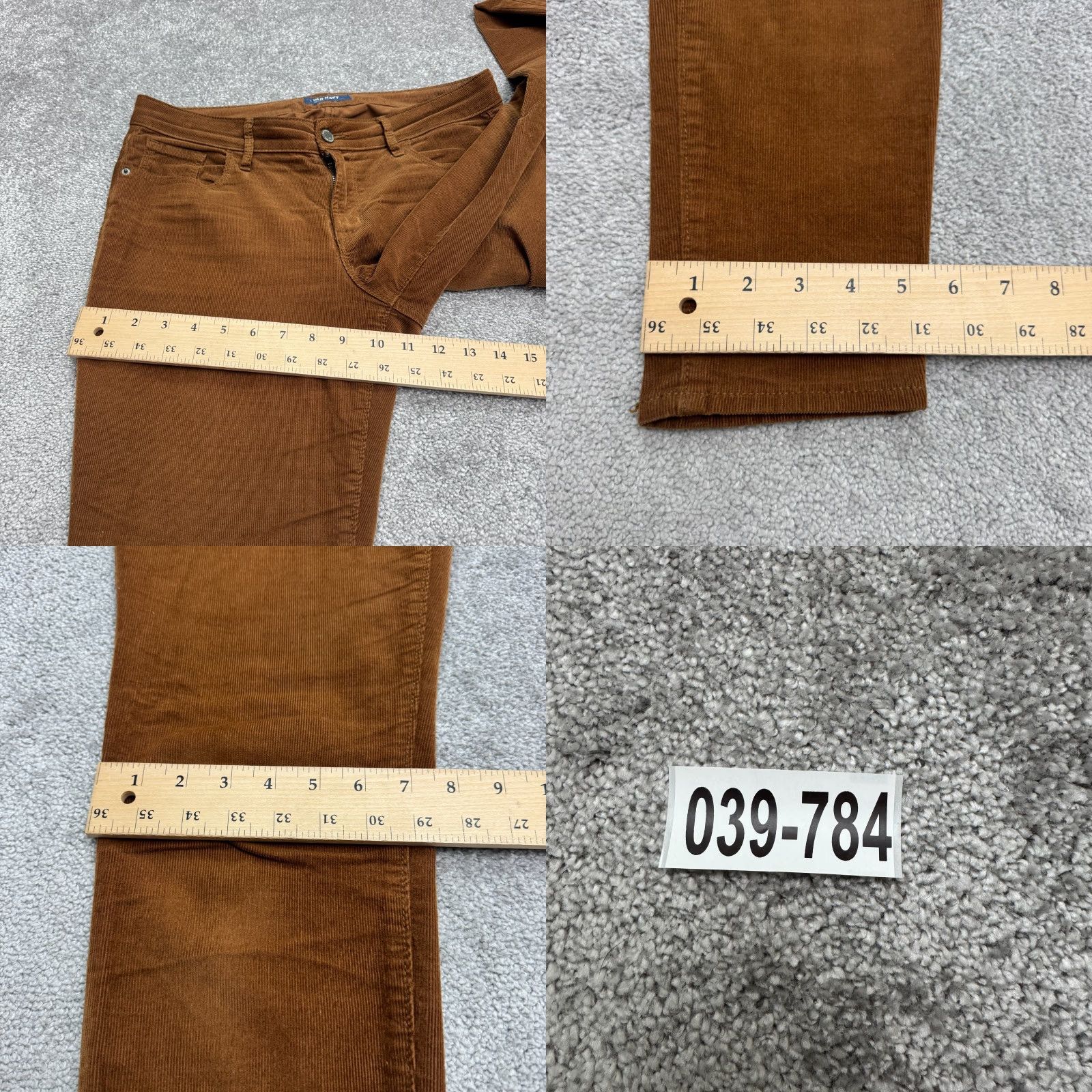 Old Navy Old Navy Pants Womens 8 Regular Brown Cotton Corduroy Mid Rise Straight Chino Casual Workwear - Mens? Size 30" / US 8 / IT 44 - 9 Thumbnail