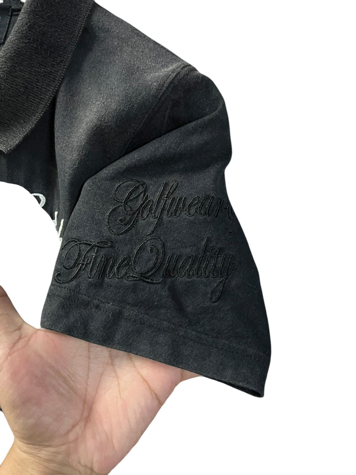 Gotcha × Punk and Yo × Seditionaries GOTCHA GOLF EMBROIDERY FADED BLACK SHIRT RARE Size US S / EU 44-46 / 1 - 4 Thumbnail