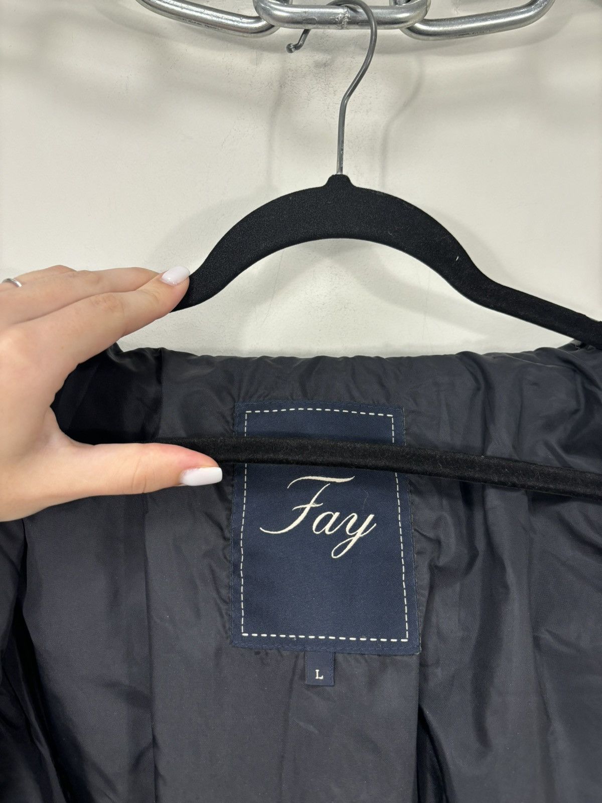 Fay Fay Women’s Shiny Black Italian Luxury Multipocket Jacket Size L / US 10 / IT 46 - 15 Thumbnail