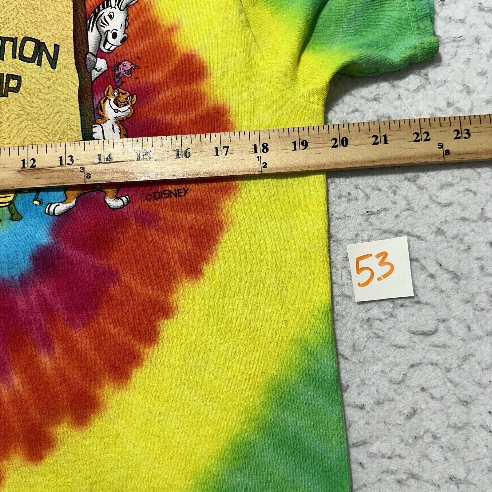 Disney Disney Medium Conservation Day Camp Tie Dye Graphic T Shirt Size US M / EU 48-50 / 2 - 7 Thumbnail