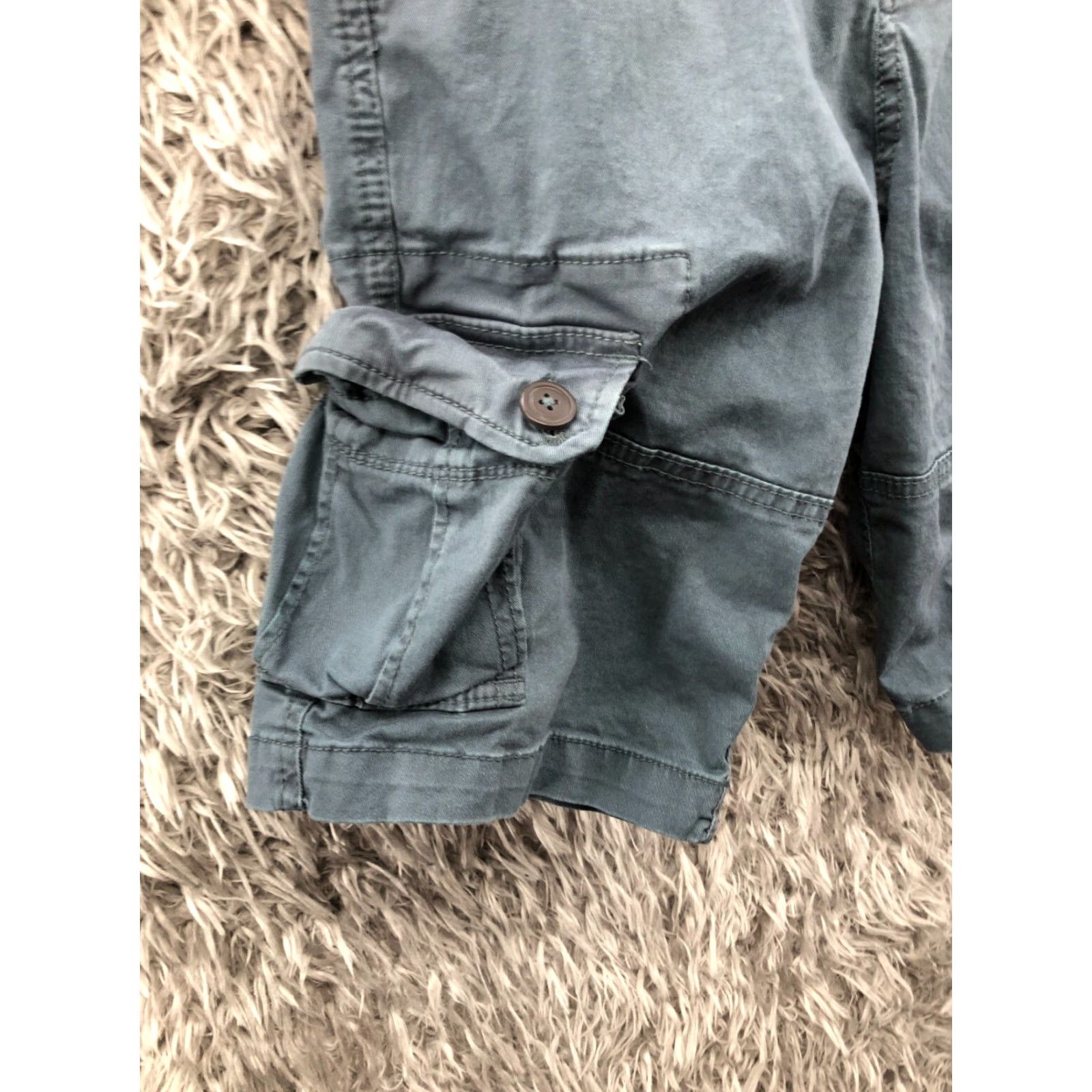 Vintage Aéropostale Cargo Shorts Mens Size 28 Mid Rise Medium Wash Blue Cargo Short Mens 28 Blue Size US 28 / EU 44 - 6 Thumbnail