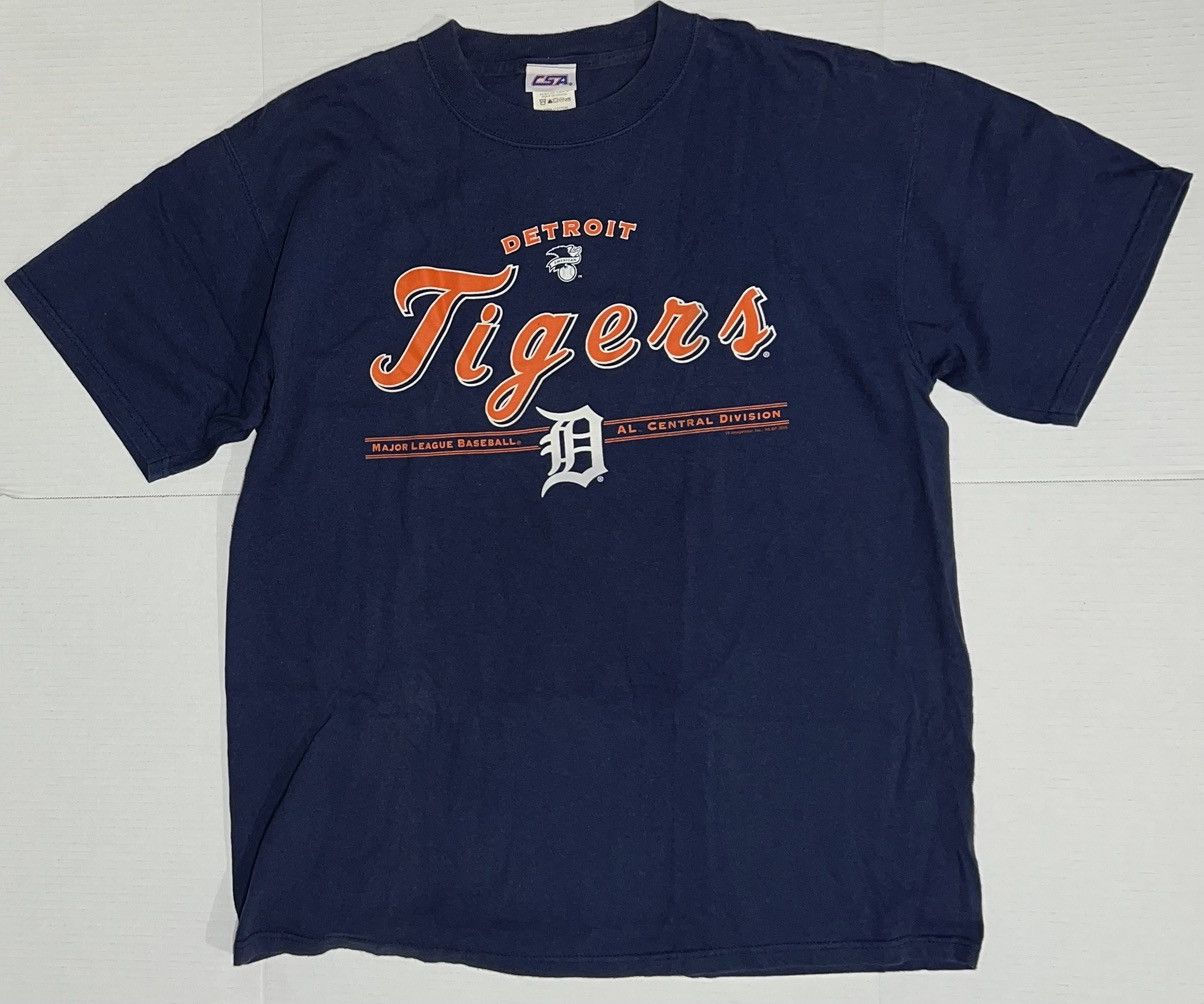 Vintage Vintage Detroit Tigers Csa Shirt Mens L Blue Baseball Mlb Size US L / EU 52-54 / 3 - 1 Thumbnail