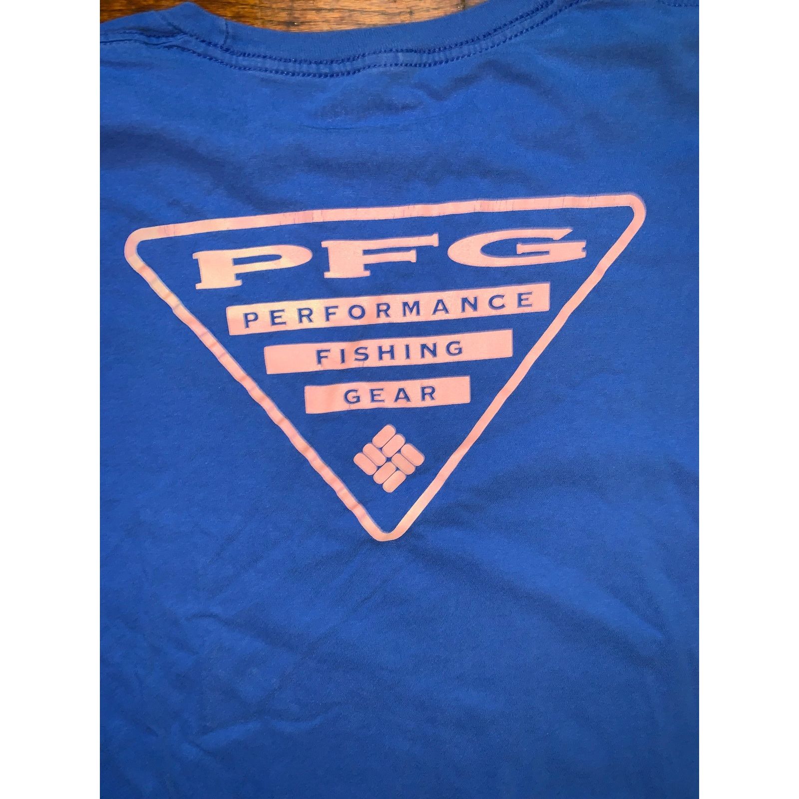 Columbia Columbia PFG Logo T Shirt XXL Royal Blue Pink Fishing Tee Size US XXL / EU 58 / 5 - 3 Thumbnail