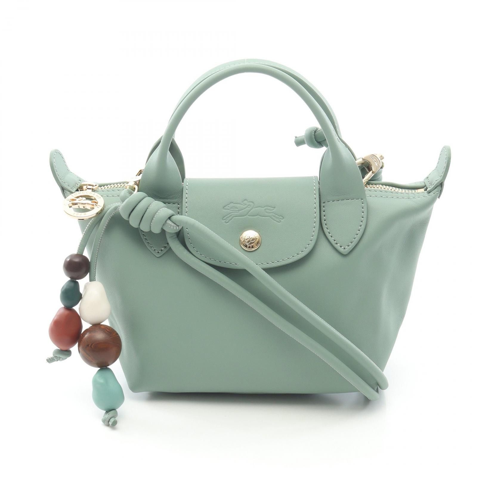 Longchamp Longchamp Longchamp Le Pliage Extra Leather Handbag Leather Handbag L1500HGV282 DUTY FREE for USA Size ONE SIZE - 1 Thumbnail