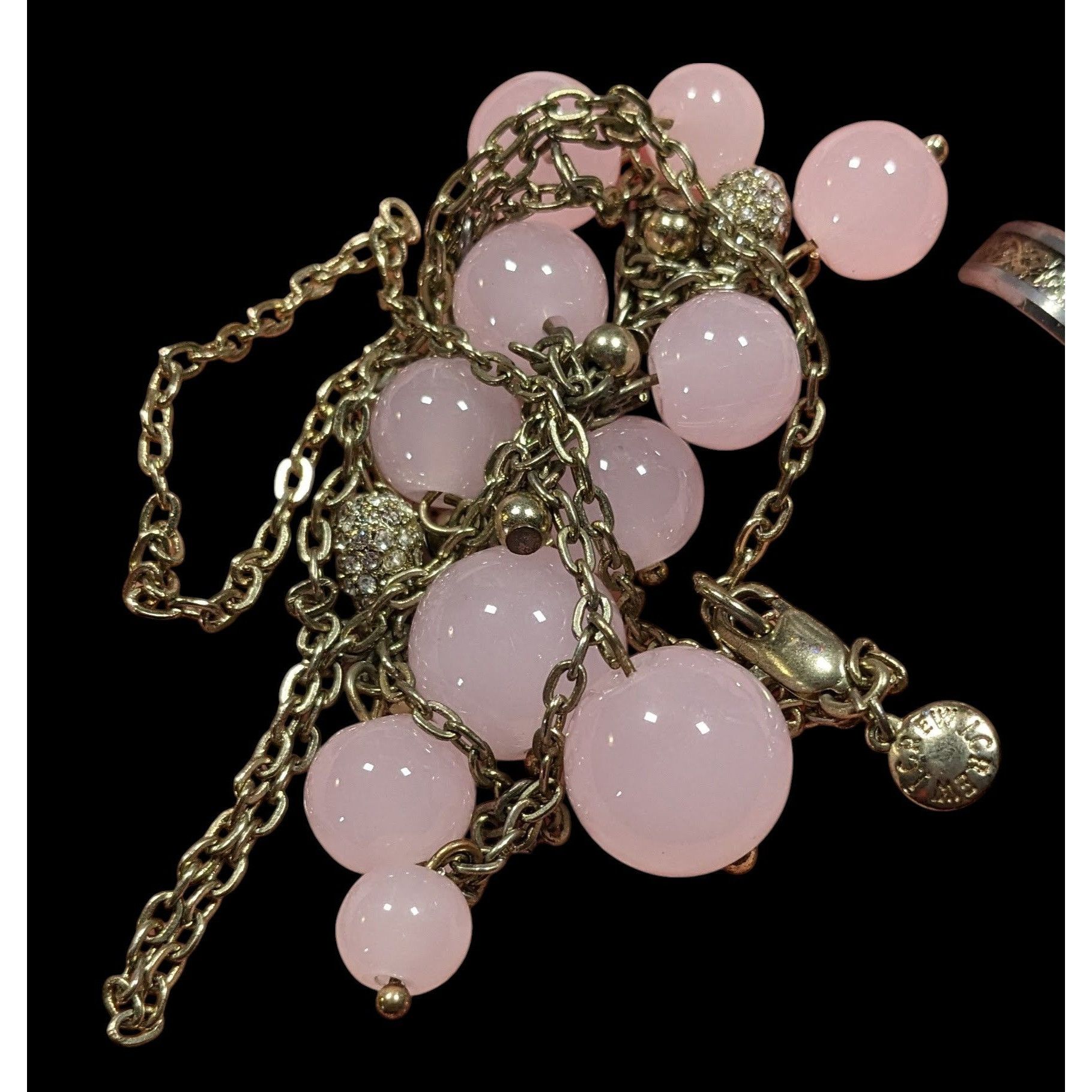 J.Crew J.Crew Coquette Preppy Rose Quartz And Rhinestone Charm Neck Size ONE SIZE - 6 Thumbnail