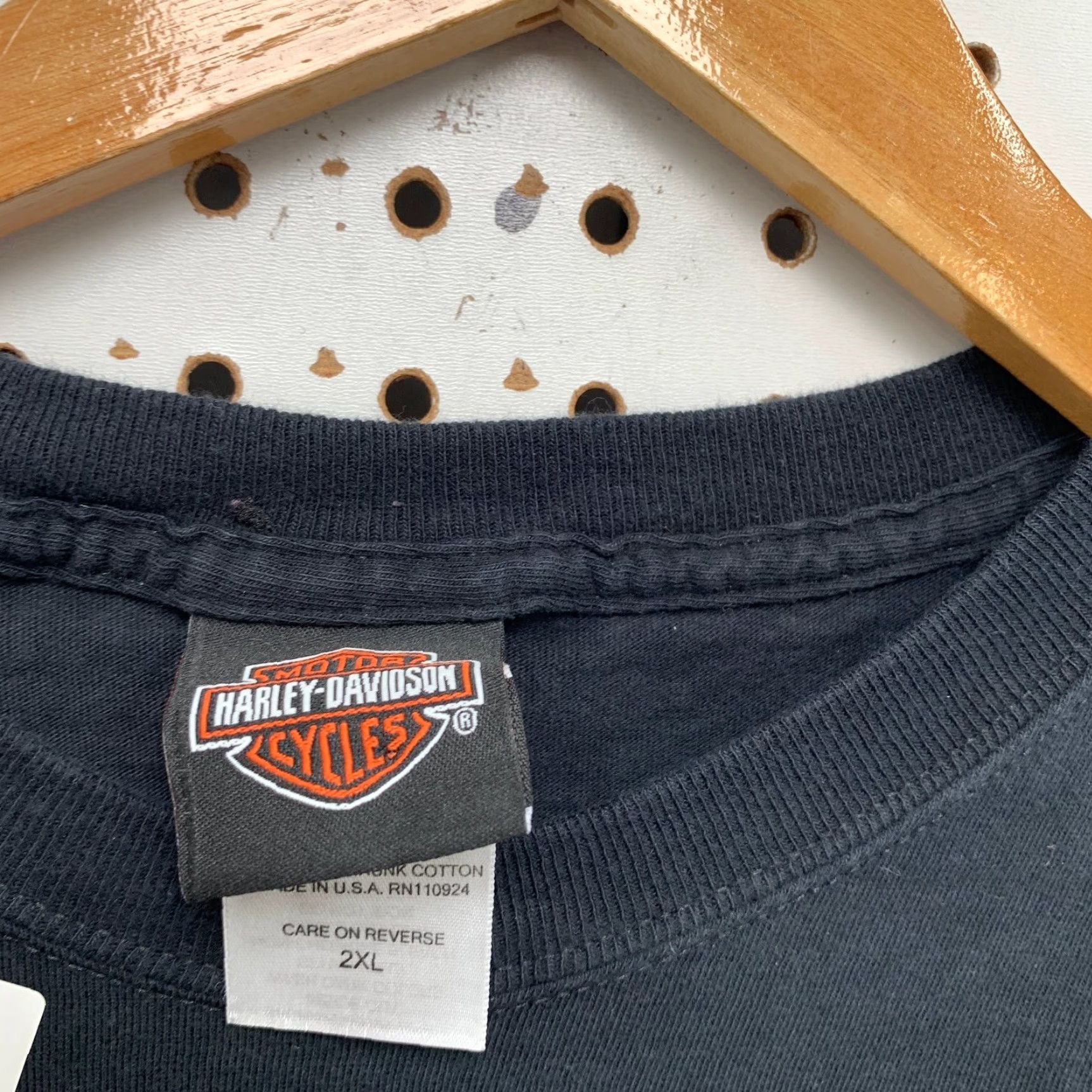 Harley Davidson VINTAGE Harley-Davidson Shirt Mens 2XL Black Sleeveless Crew Neck Graphic Print Band Biker Music Joliet IL Size US XXL / EU 58 / 5 - 5 Thumbnail