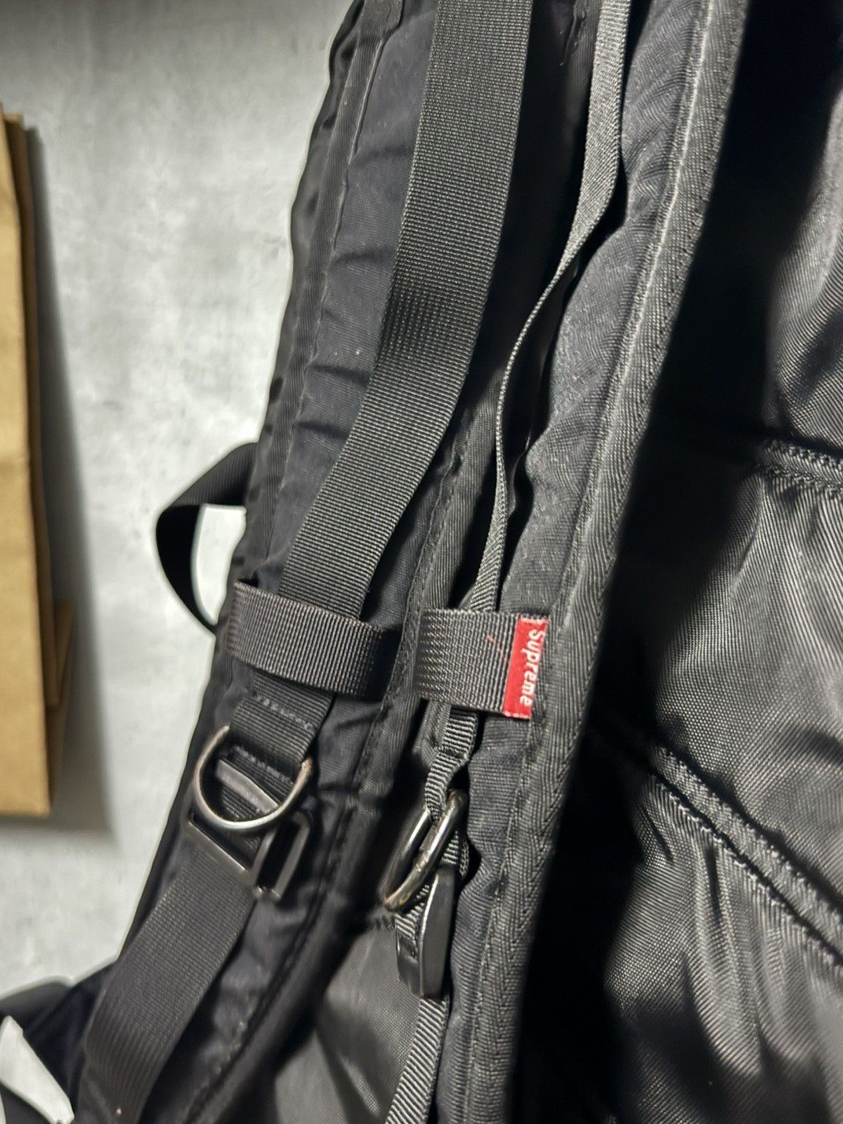 Supreme SS09 Vintage Sunbrella Supreme Bagpack Size ONE SIZE - 2 Thumbnail