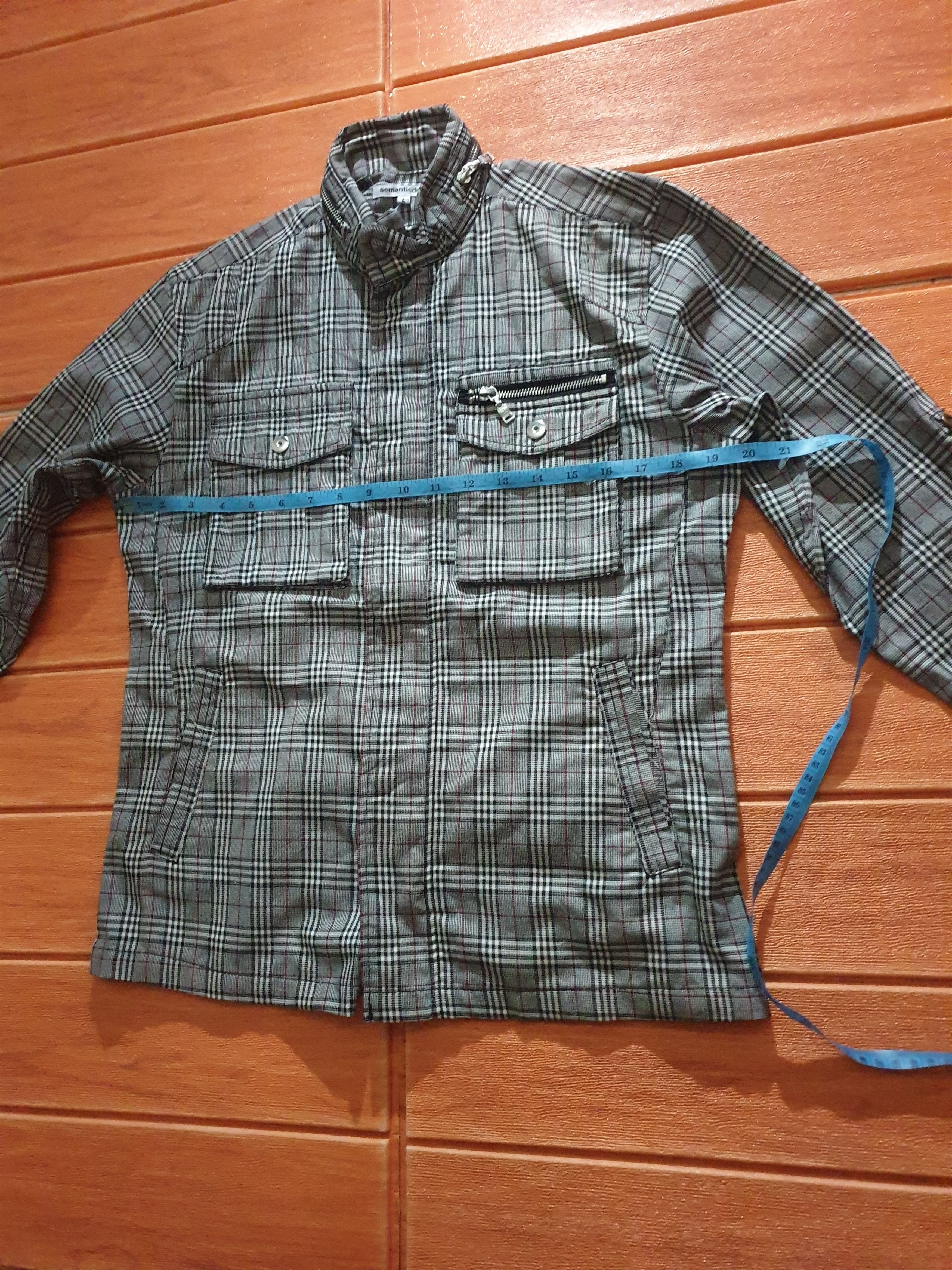 Japanese Brand 💥Semantic design japanese brand checkered Jacket Size US M / EU 48-50 / 2 - 5 Thumbnail