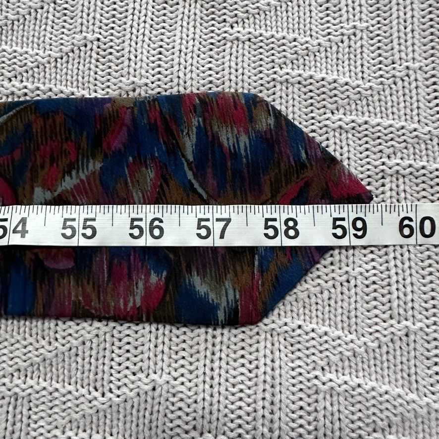 Bergdorf Goodman Vintage Bergdorf Goodman abstract print silk tie Size ONE SIZE - 4 Thumbnail