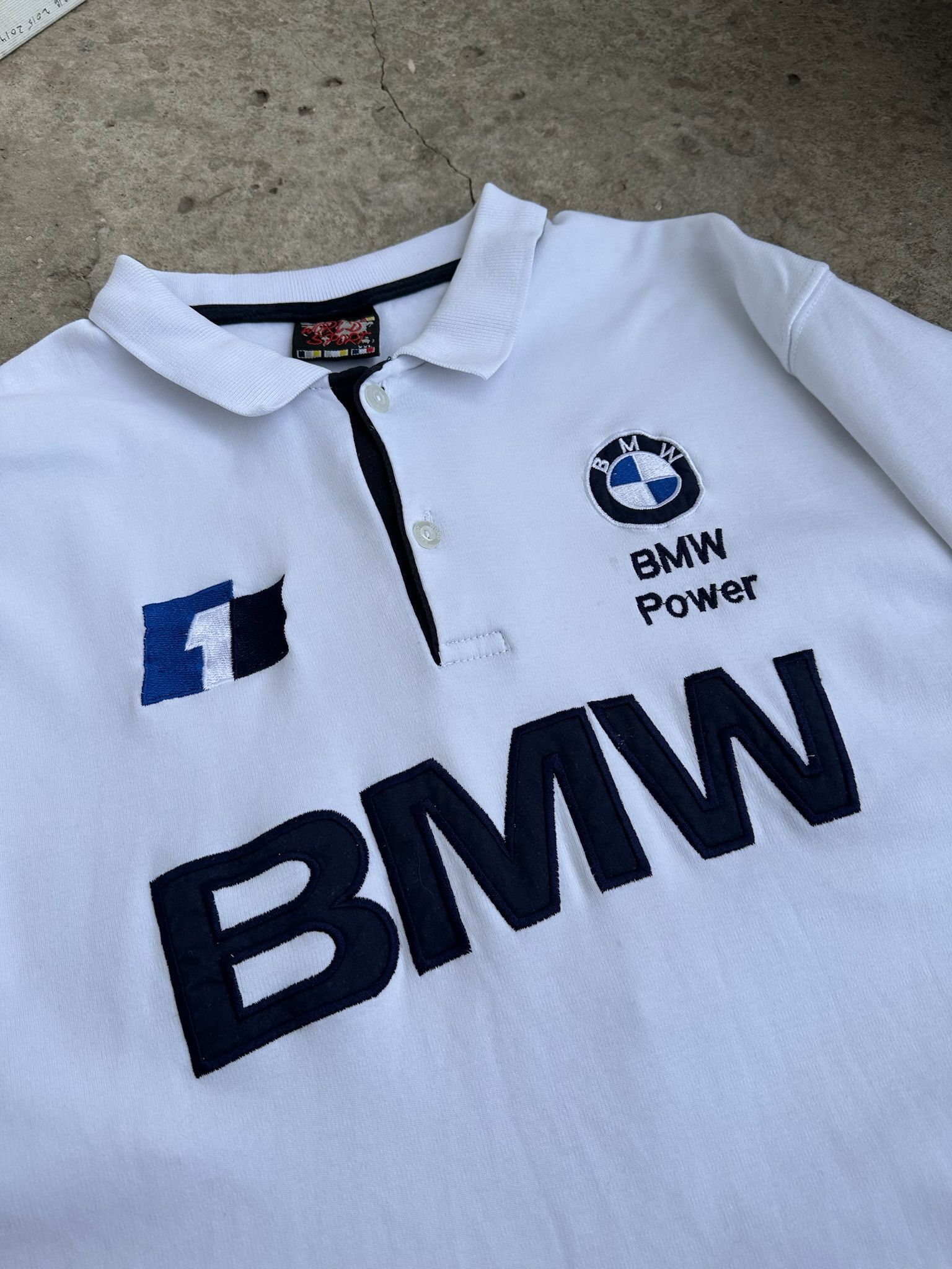 BMW Vintage BMW Racing Polo Shirt F1 Grand Prix Size US XL / EU 56 / 4 - 6 Thumbnail