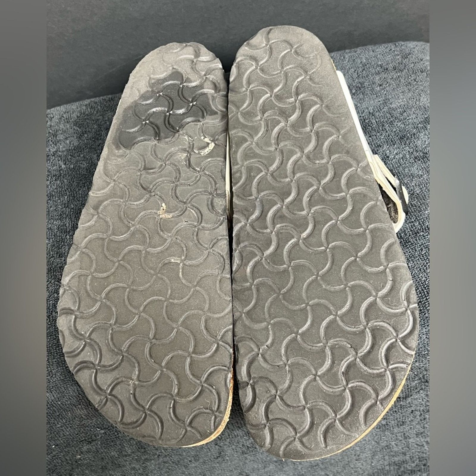 Birkenstock Birkenstock Gizeh Birko Sandal Sz 42 EU 11 US White Leather Size US 11 / IT 41 - 8 Thumbnail