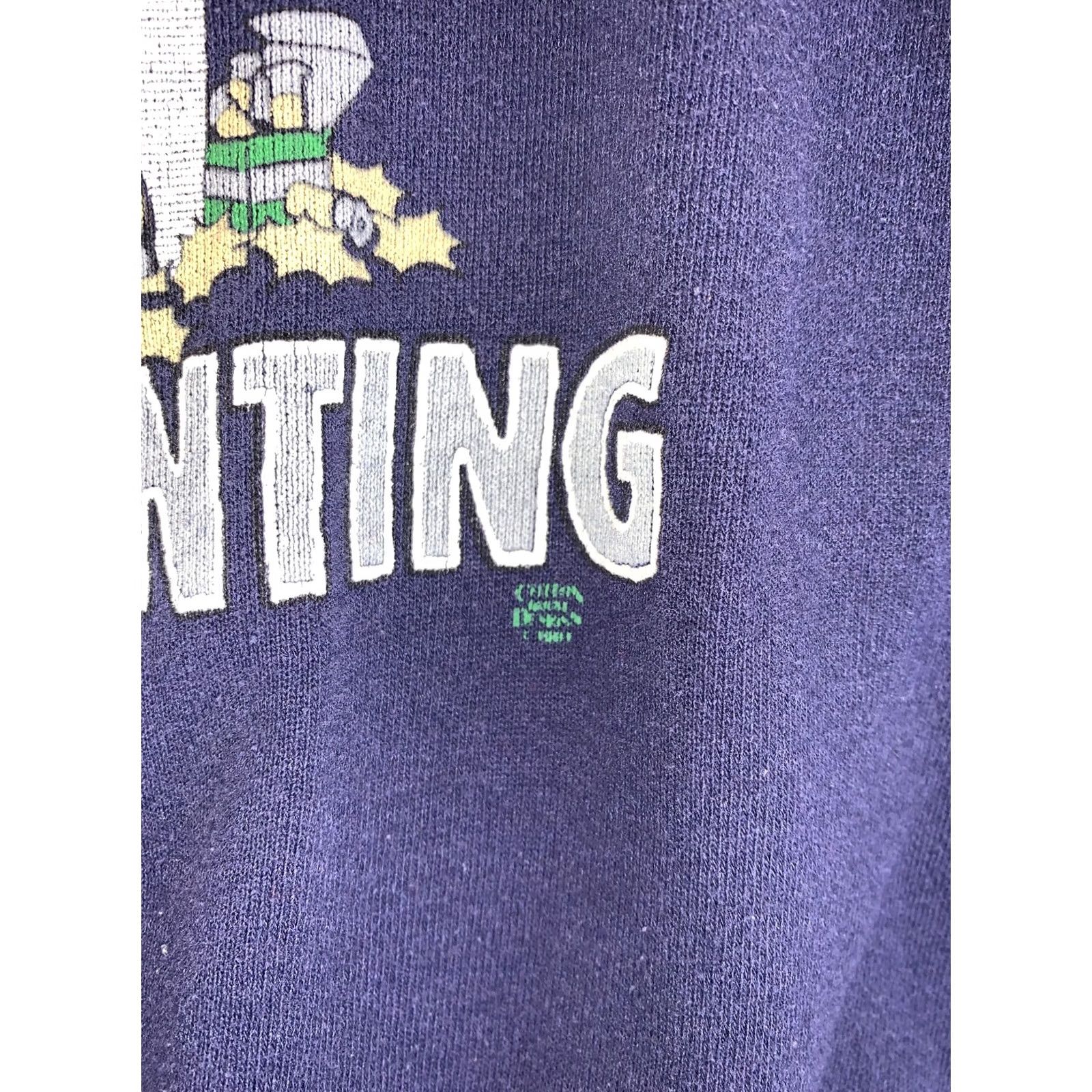 Jerzees VINTAGE Jerzees Fishing Hunting Funny Graphic Sweatshirt Mens XL USA Made-10327 Size US XL / EU 56 / 4 - 5 Thumbnail