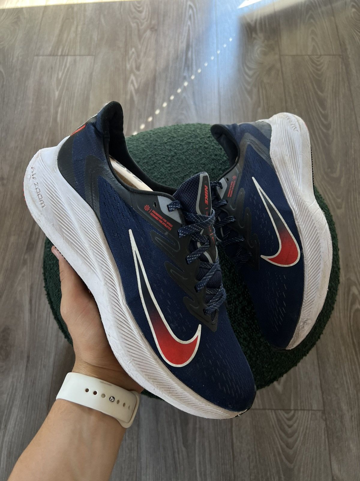 Japanese Brand × Nike ‼️Nike Running Zoom Winflo Fly Carbone Style Sneakers‼️ Size US 9.5 / EU 42-43 - 10 Thumbnail