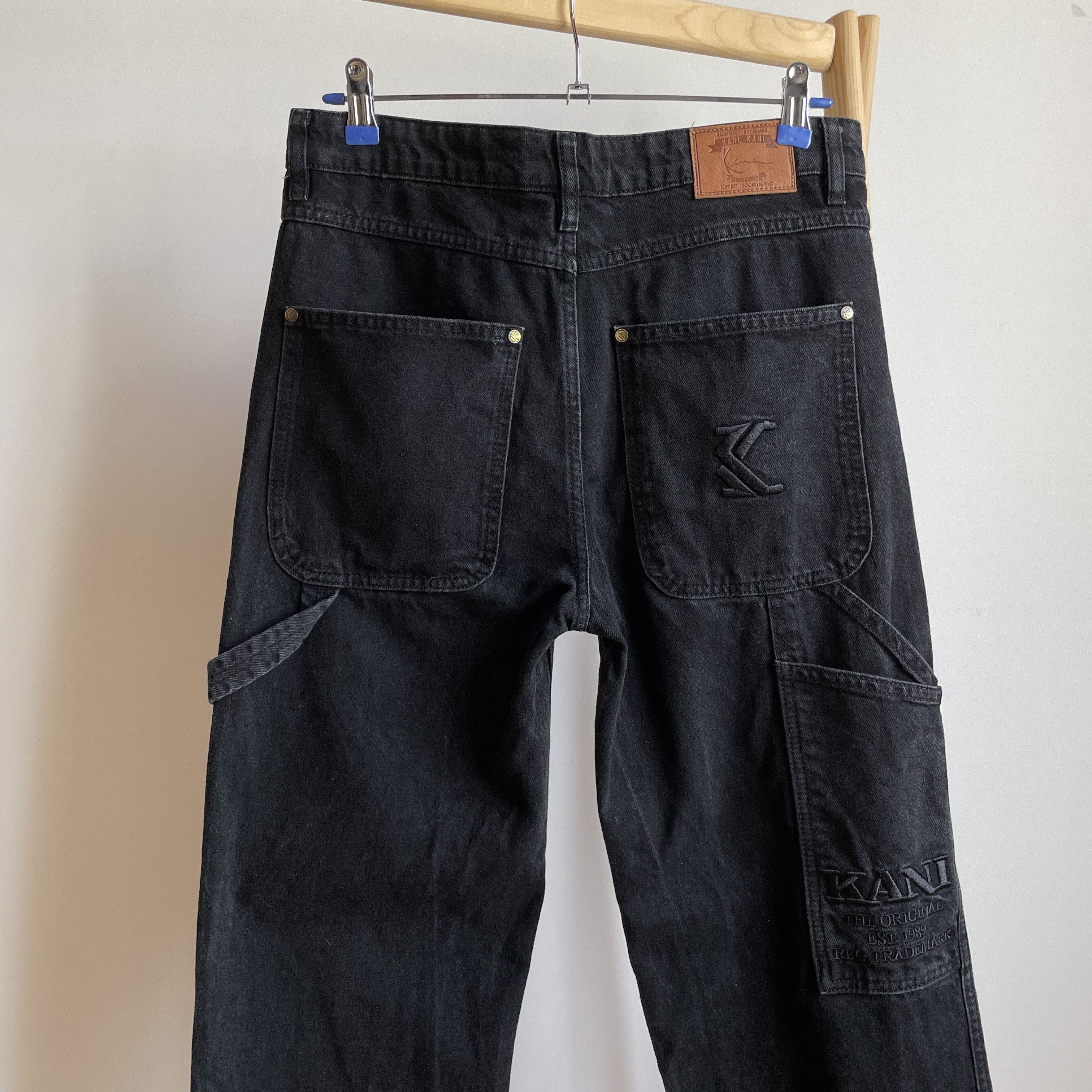 Karl Kani Karl Kani Carpenter Black Denim Size 30 Size US 30 / EU 46 - 4 Thumbnail