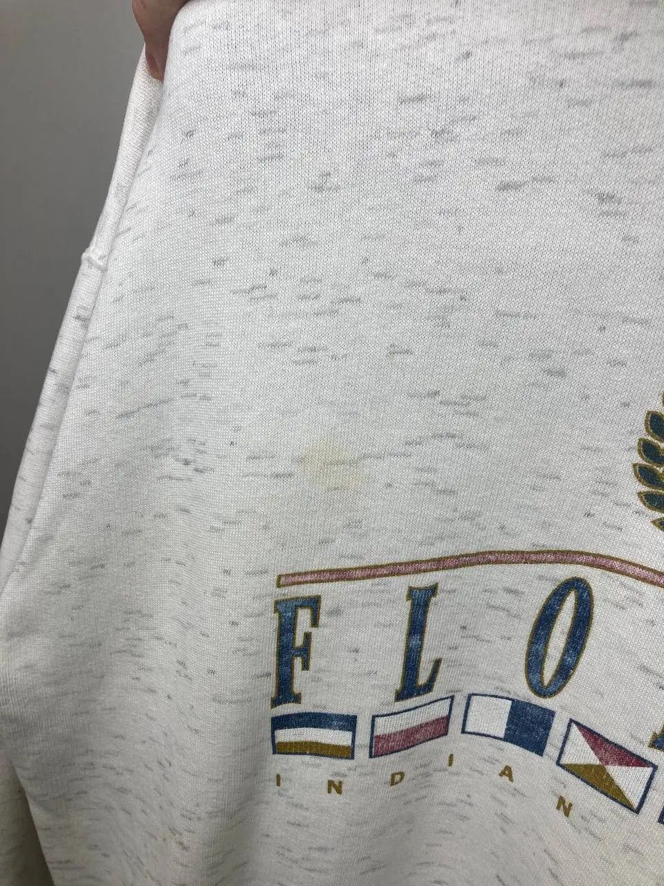 Vintage USA 1990's Florida State Gray Graphic Print Crewneck Size US XL / EU 56 / 4 - 5 Thumbnail