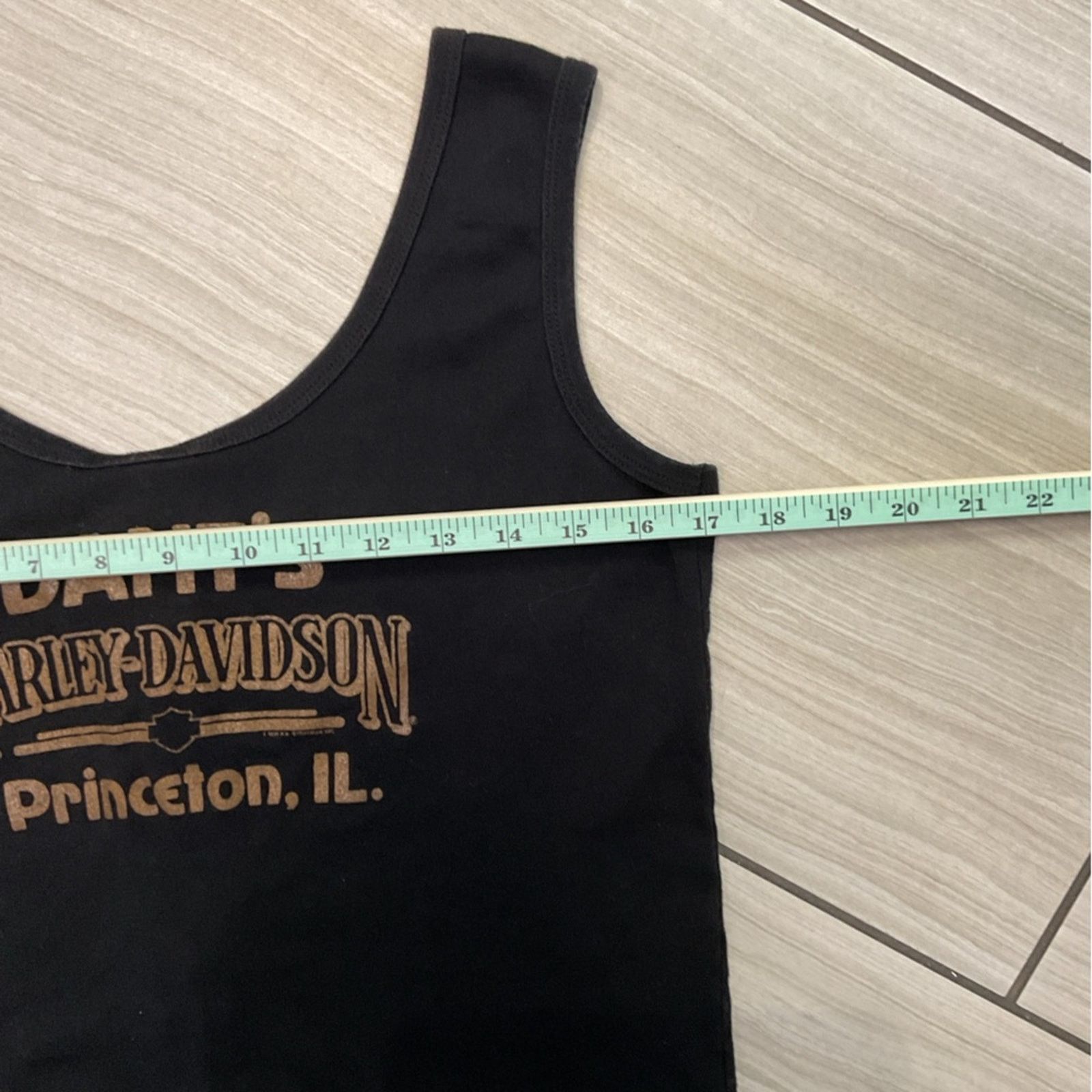 & Other Stories Vintage Harley Davidson 1989 Black /Flower graphic Crop Top Size XL / US 12-14 / IT 48-50 - 10 Thumbnail