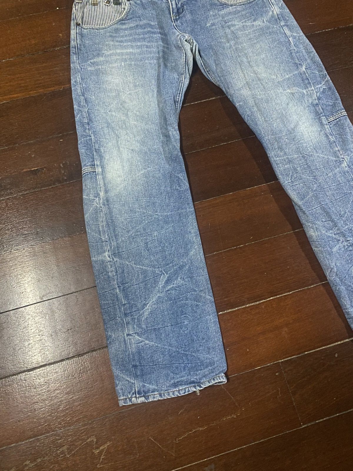 Japanese Brand Rare Jack Serika Double Waist Punk Style Japan Jeans Size US 34 / EU 50 - 3 Thumbnail