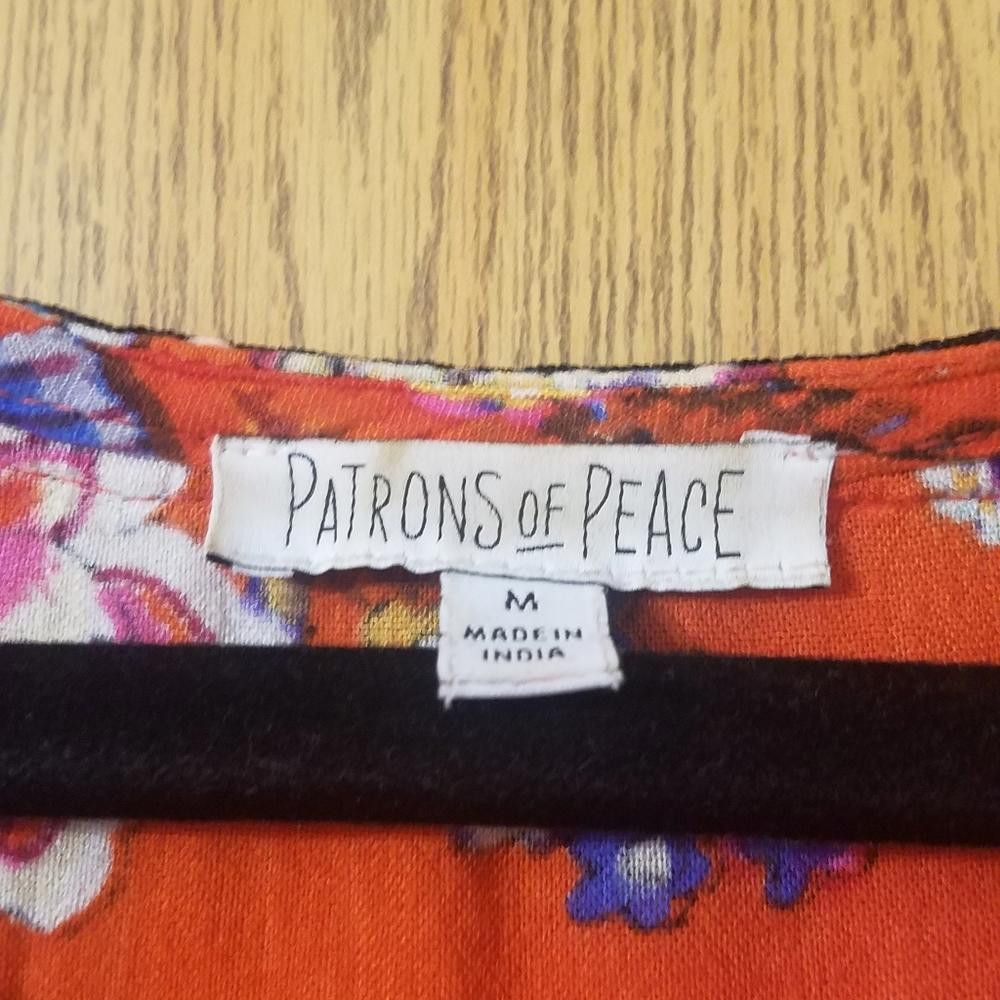 Designer Patrons of Peace Blouse Size Medium Size M / US 6-8 / IT 42-44 - 3 Thumbnail