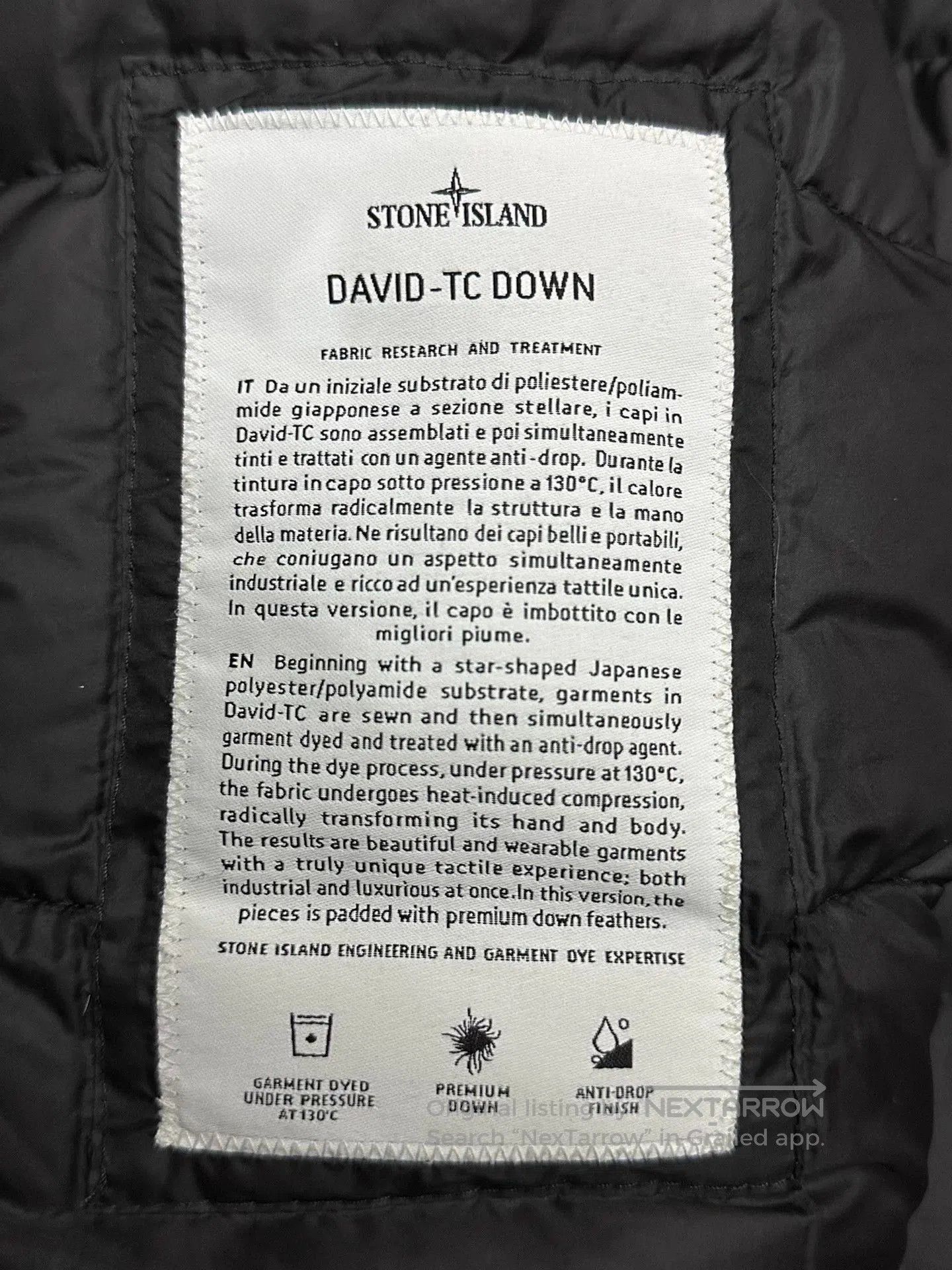 Stone Island Blue Parka Jacket with Hood - XL. Size US XL / EU 56 / 4 - 4 Thumbnail