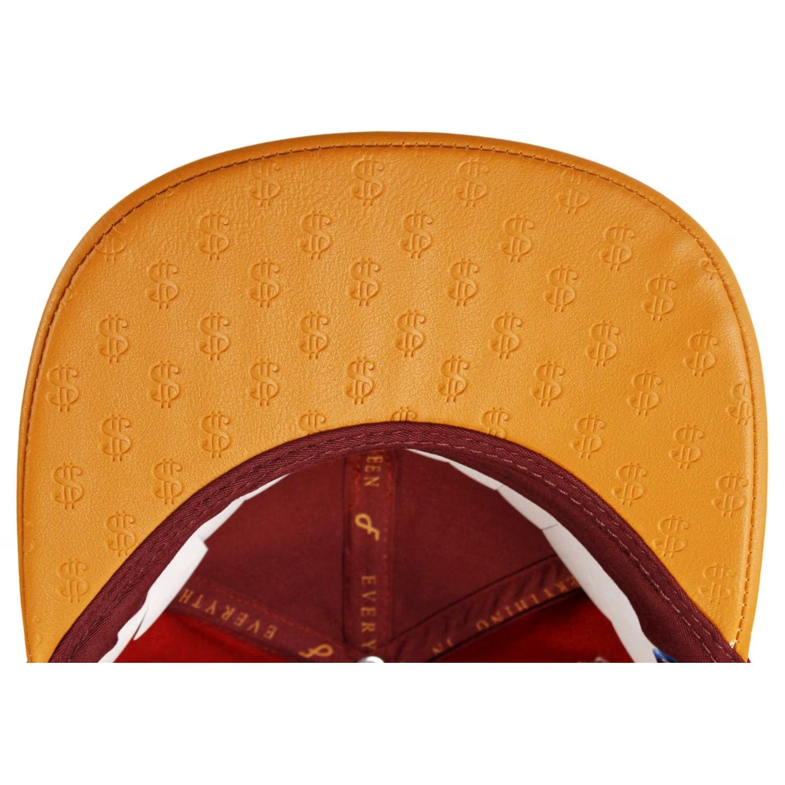 Omega Flat Fitty Alpha Omega Cap Hat Maroon One Size Mens Size ONE SIZE - 5 Thumbnail