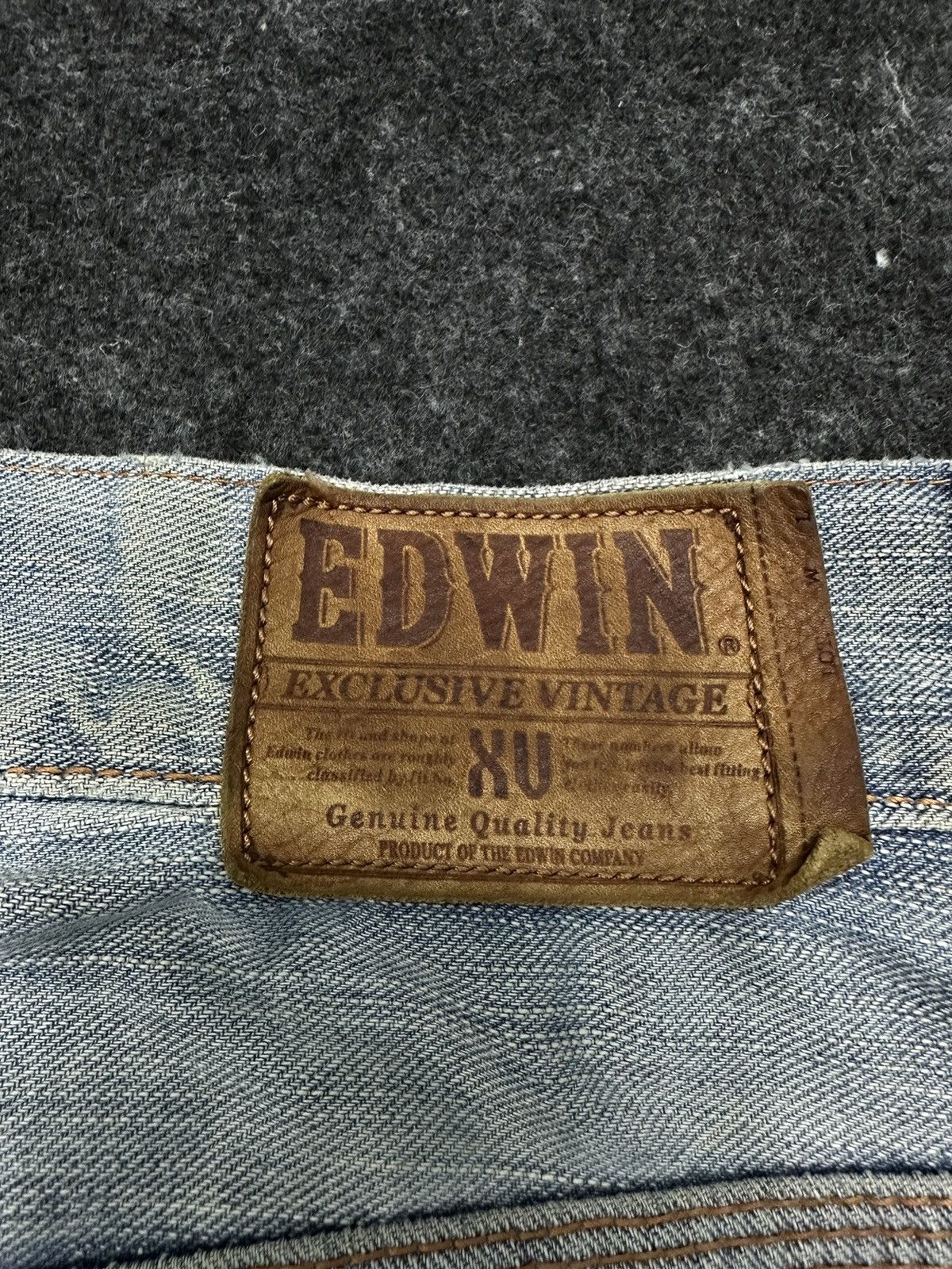 Edwin × If Six Was Nine × Le Grande Bleu (L.G.B.) Vintage Edwin XV Japan Distressed Denim Size 32 F44 Size US 32 / EU 48 - 11 Thumbnail