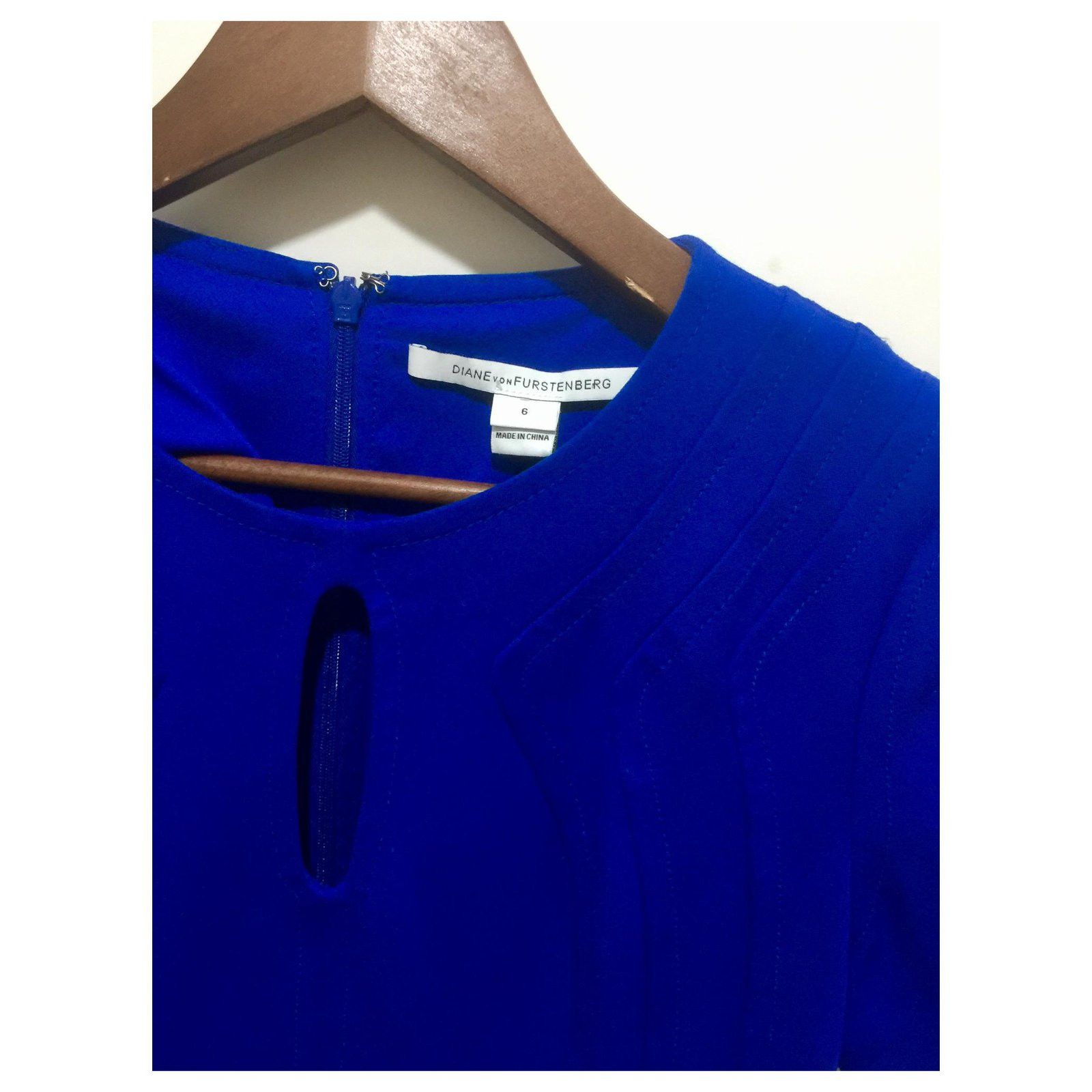 Diane von Furstenberg DvF blue Kader dress Size M / US 6-8 / IT 42-44 - 4 Thumbnail
