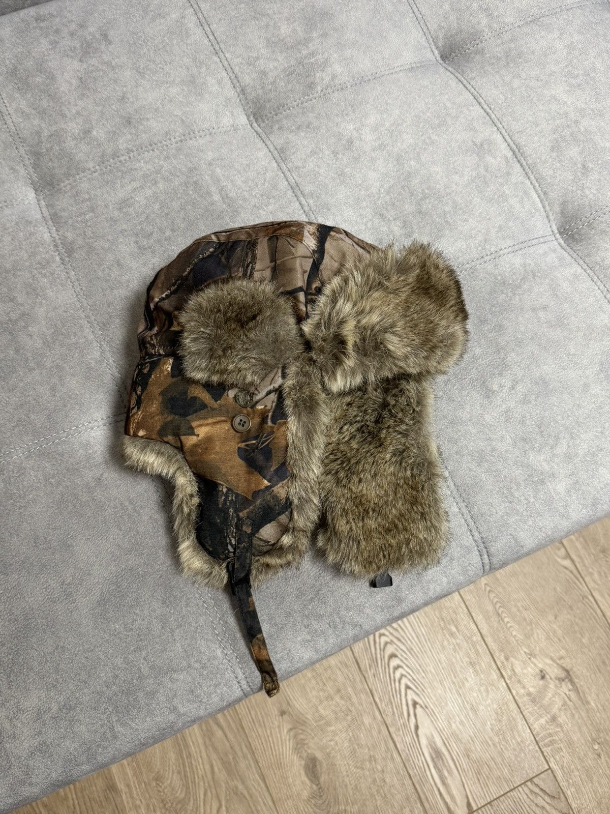 Other Vintage military fur Y2K hype fluffy ushanka hat punk Size ONE SIZE - 2 Thumbnail